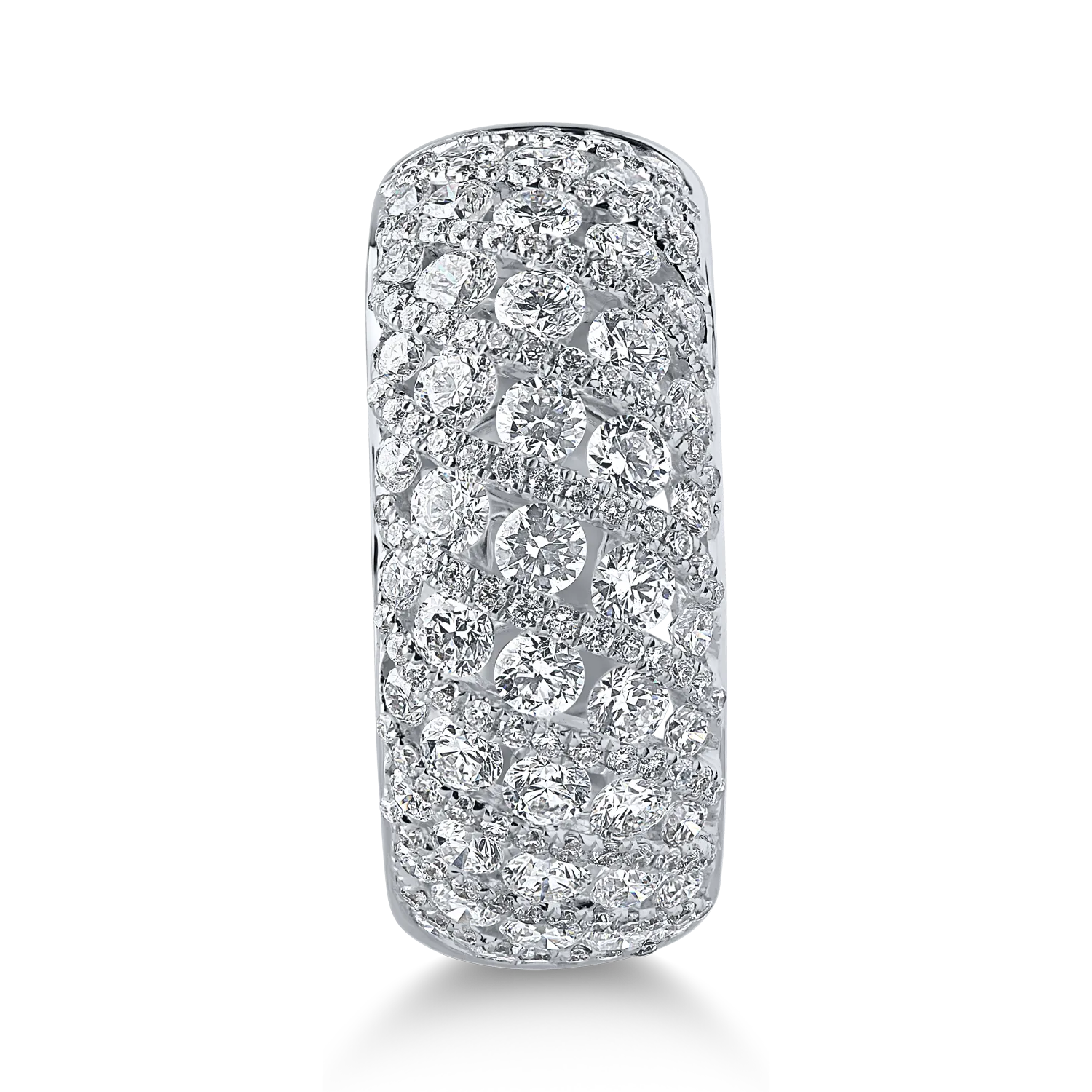 Пръстен от бяло злато 18K с диаманти 1.87ct