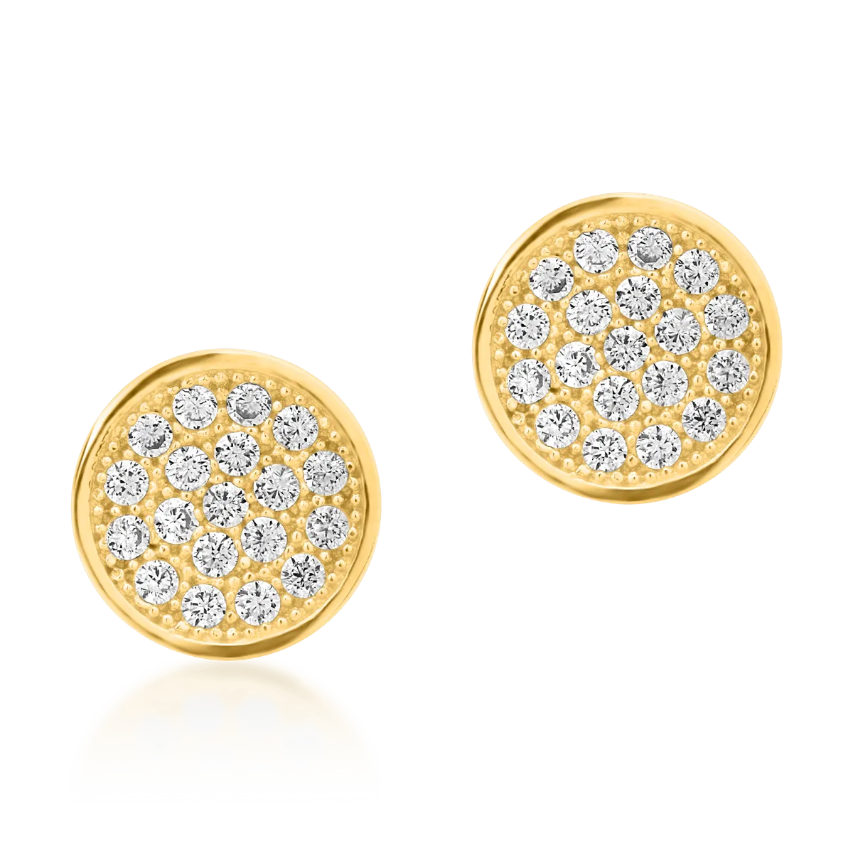 14K yellow gold earrings