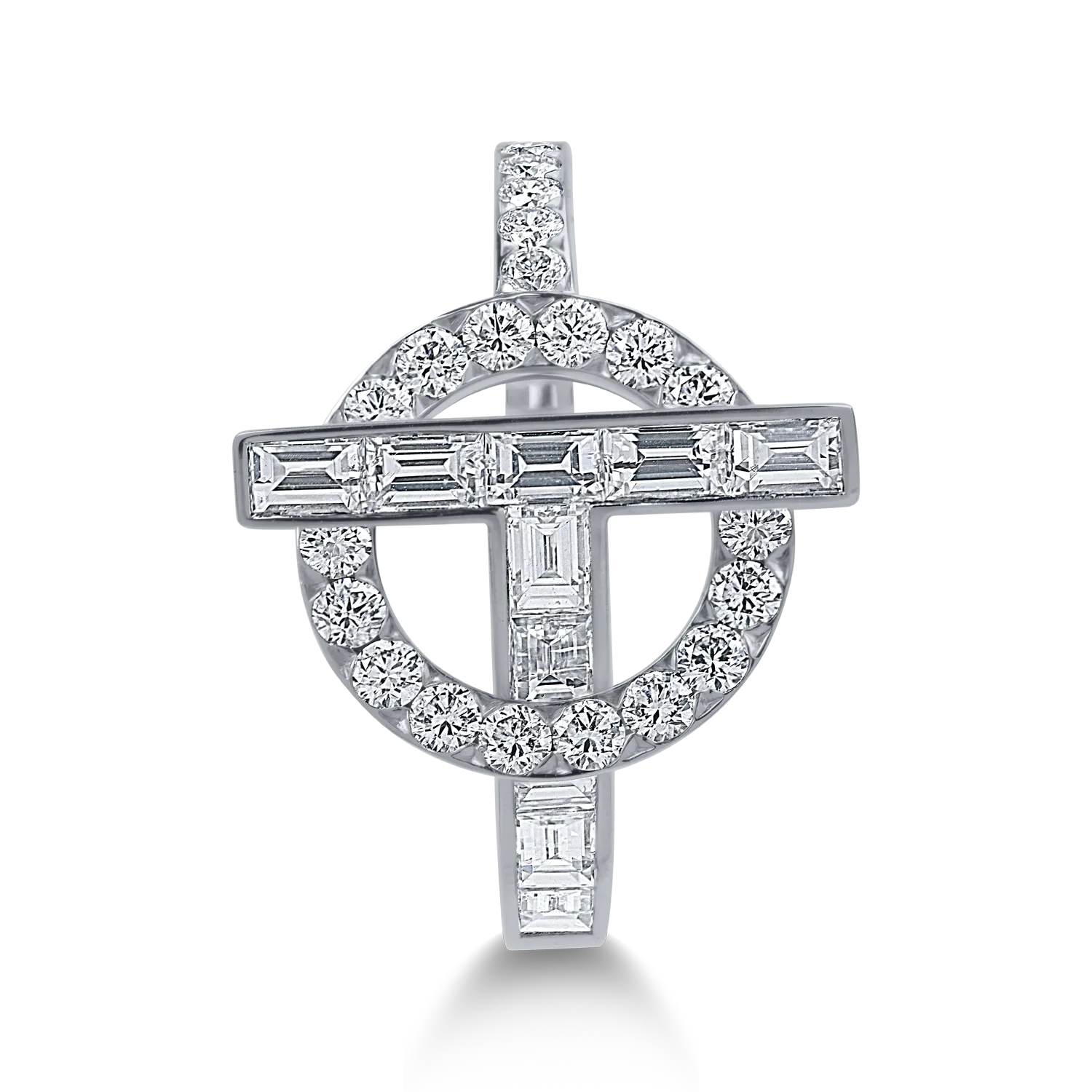 White gold ring with 1.17ct diamonds