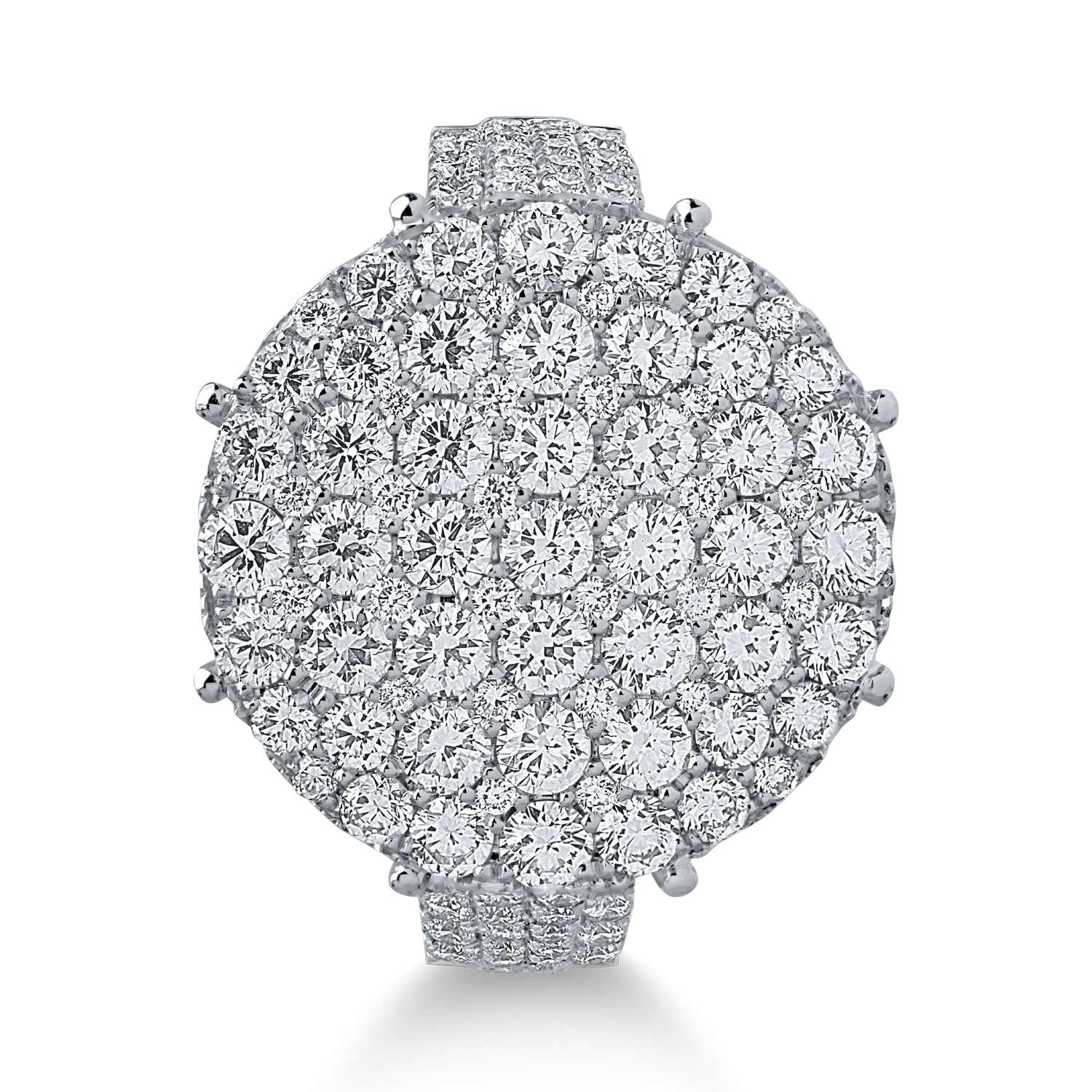 18K fehérarany gyűrű 2.25ct gyémántokkal