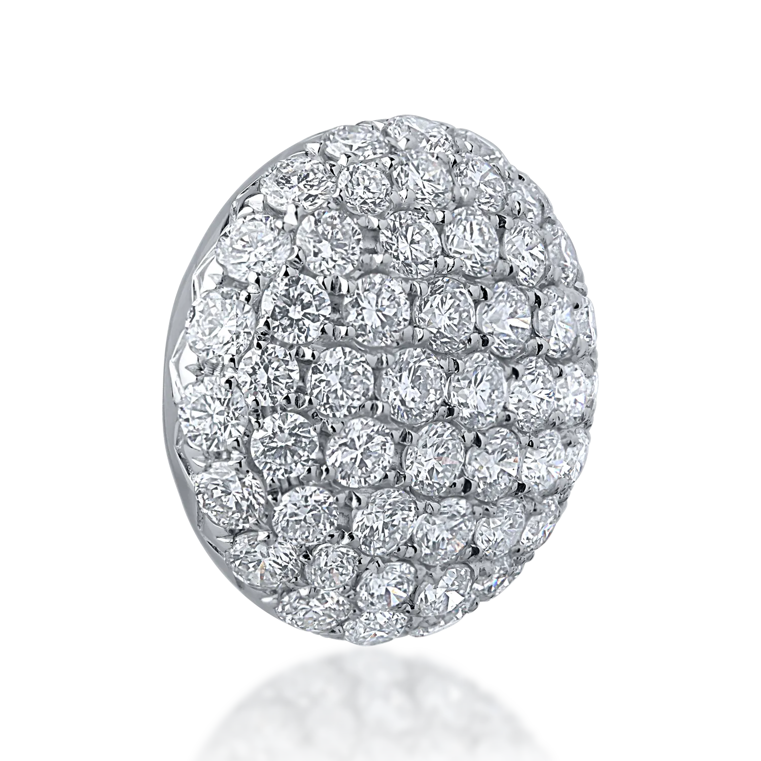 Fehérarany medál 0.57ct gyémántokkal