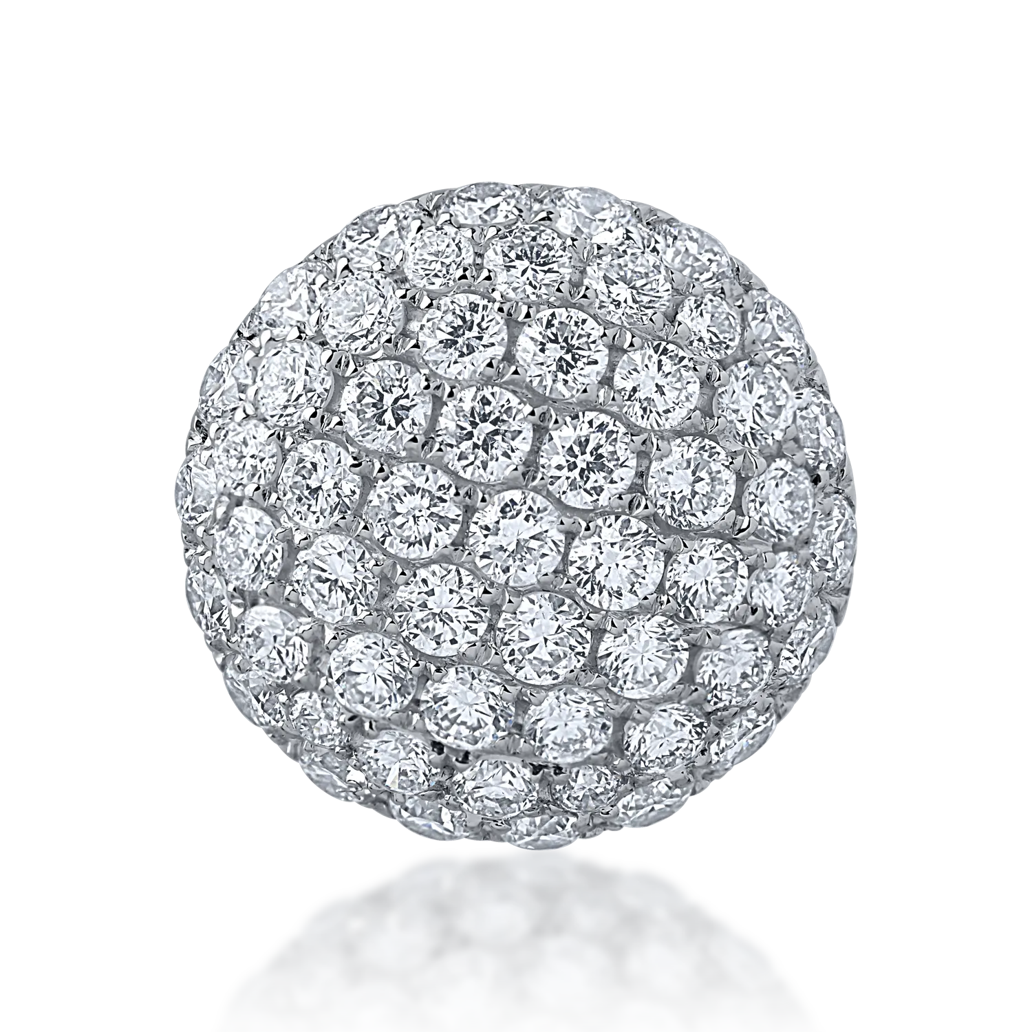 Fehérarany medál 0.57ct gyémántokkal