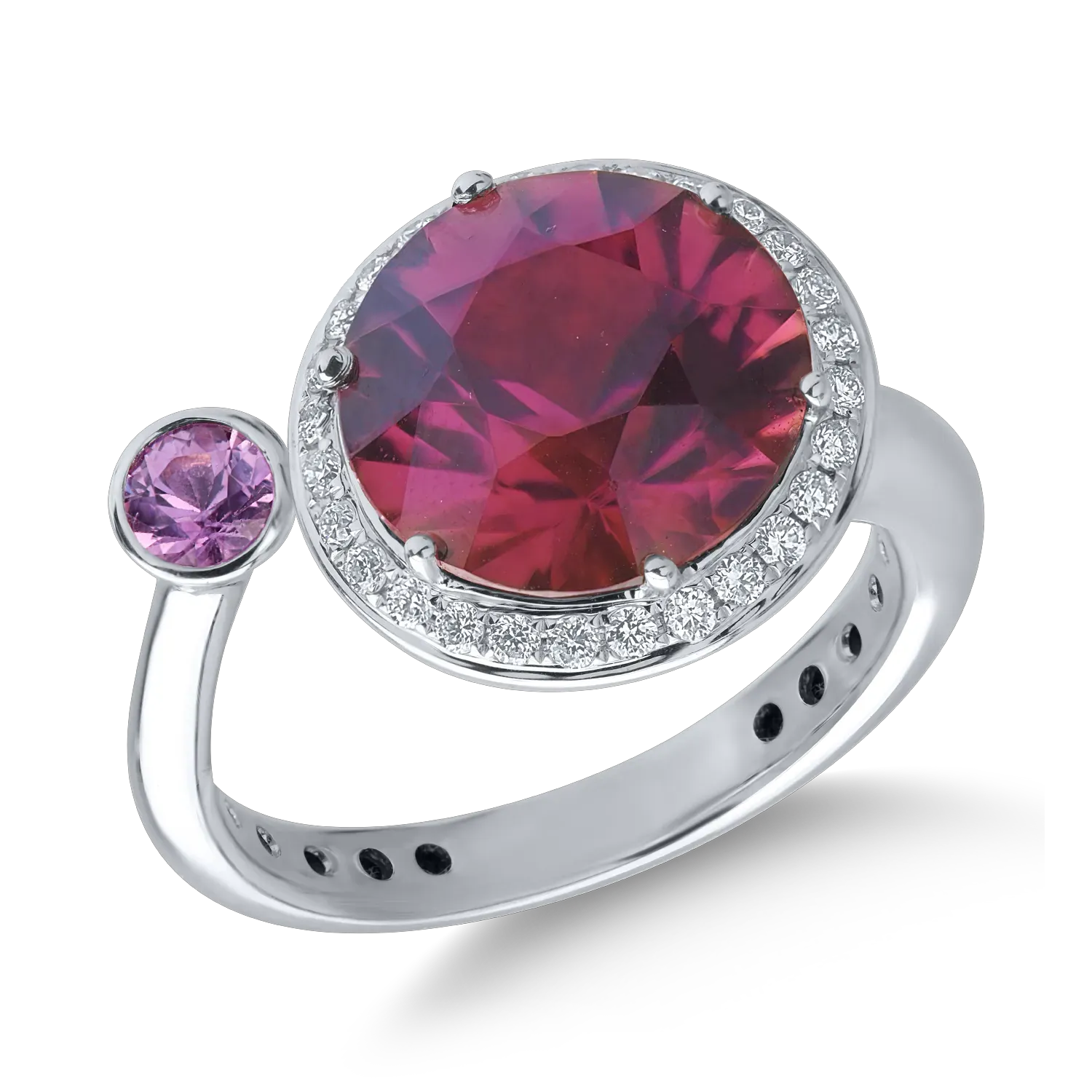 Inel din aur alb cu pietre pretioase si semipretioase de 4.56ct-153651