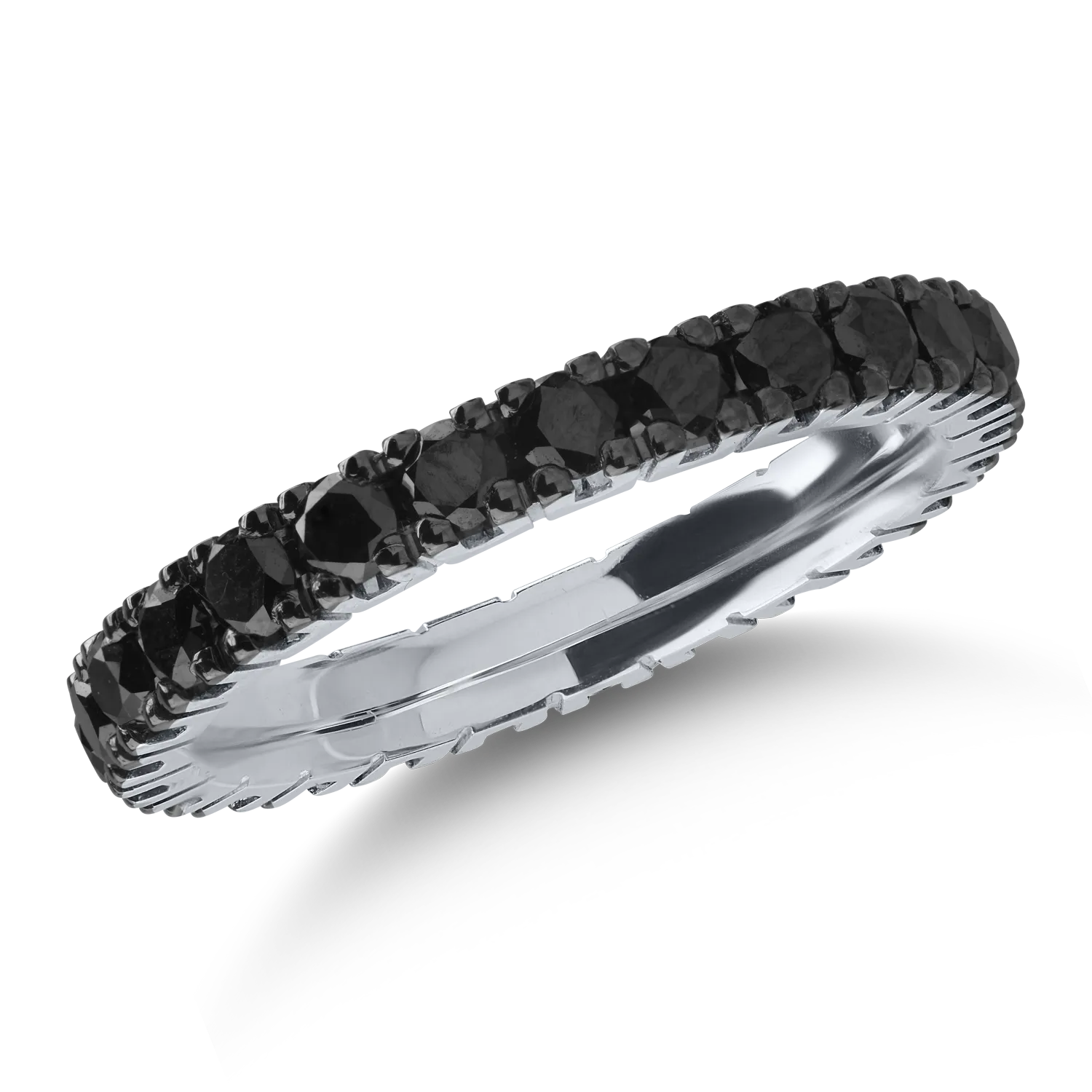 Eternity ring in white gold with 1.5ct diamonds
