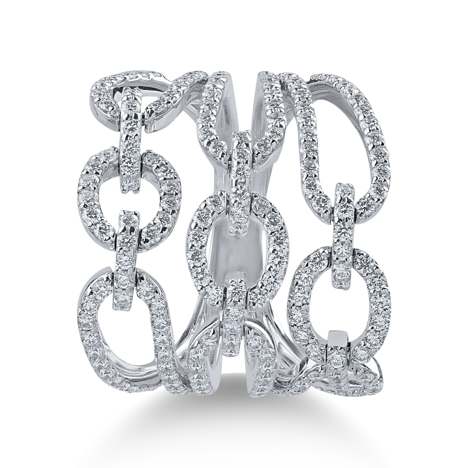 Inel din aur alb cu diamante de 1.4ct