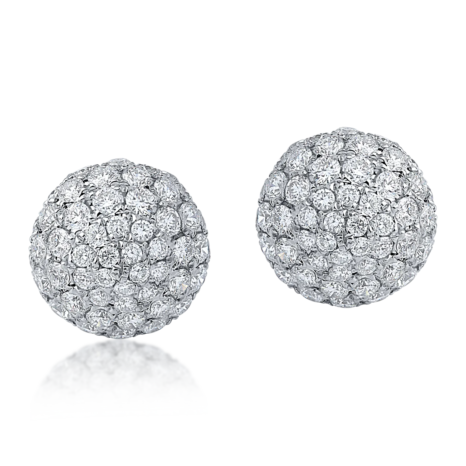 White gold earrings with 1.52ct diamonds