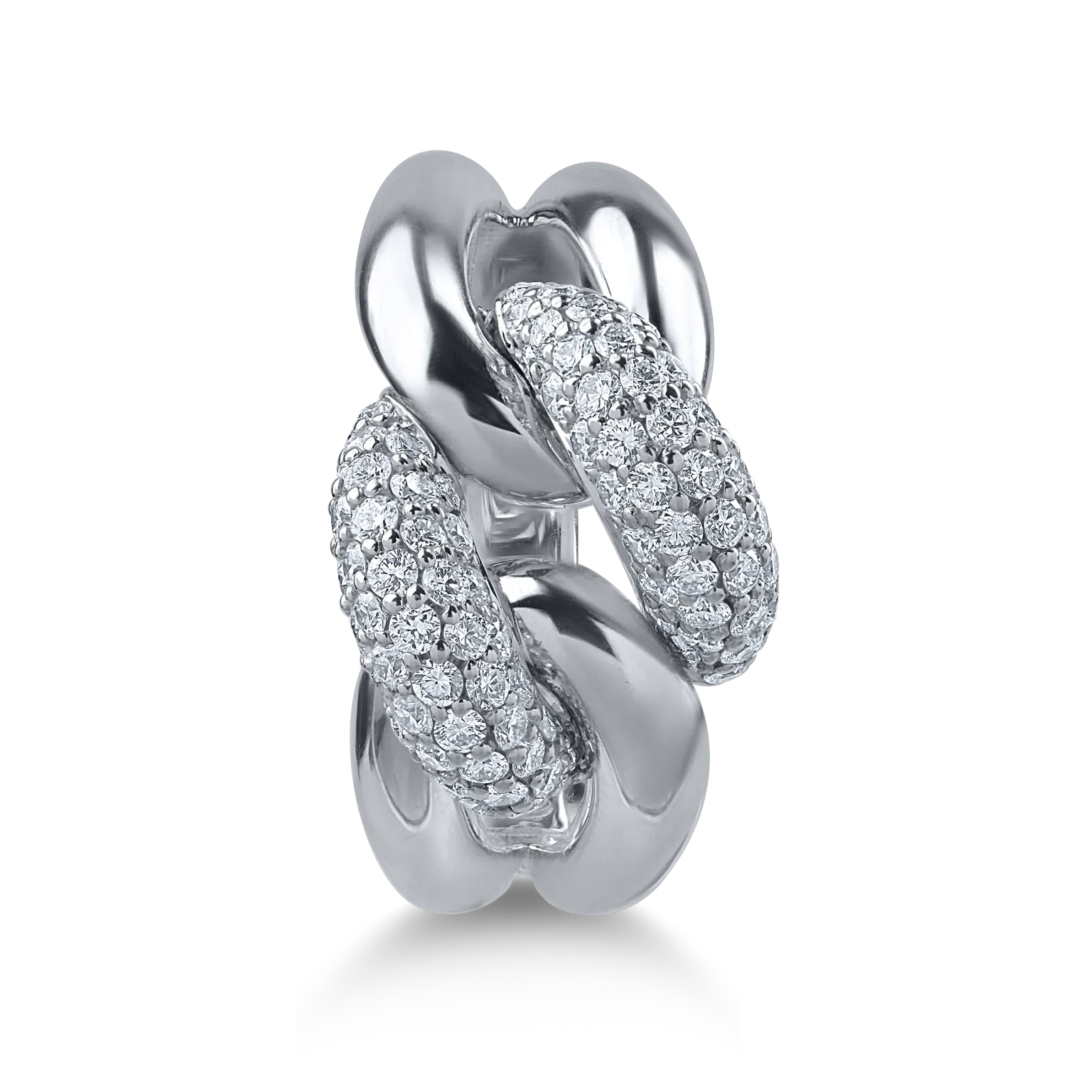 Inel din aur alb cu diamante de 1.05ct