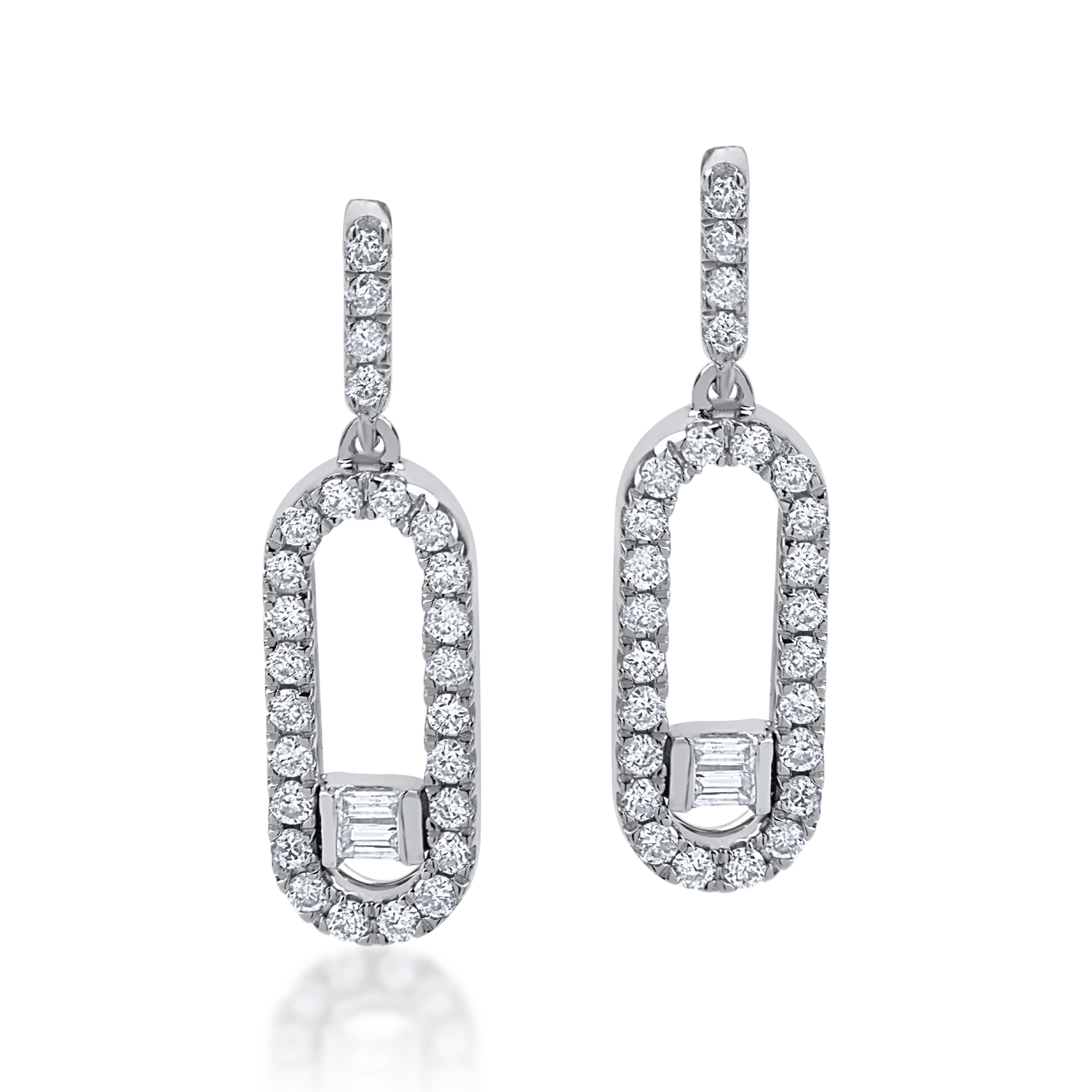 White gold earrings with 0.29ct diamonds