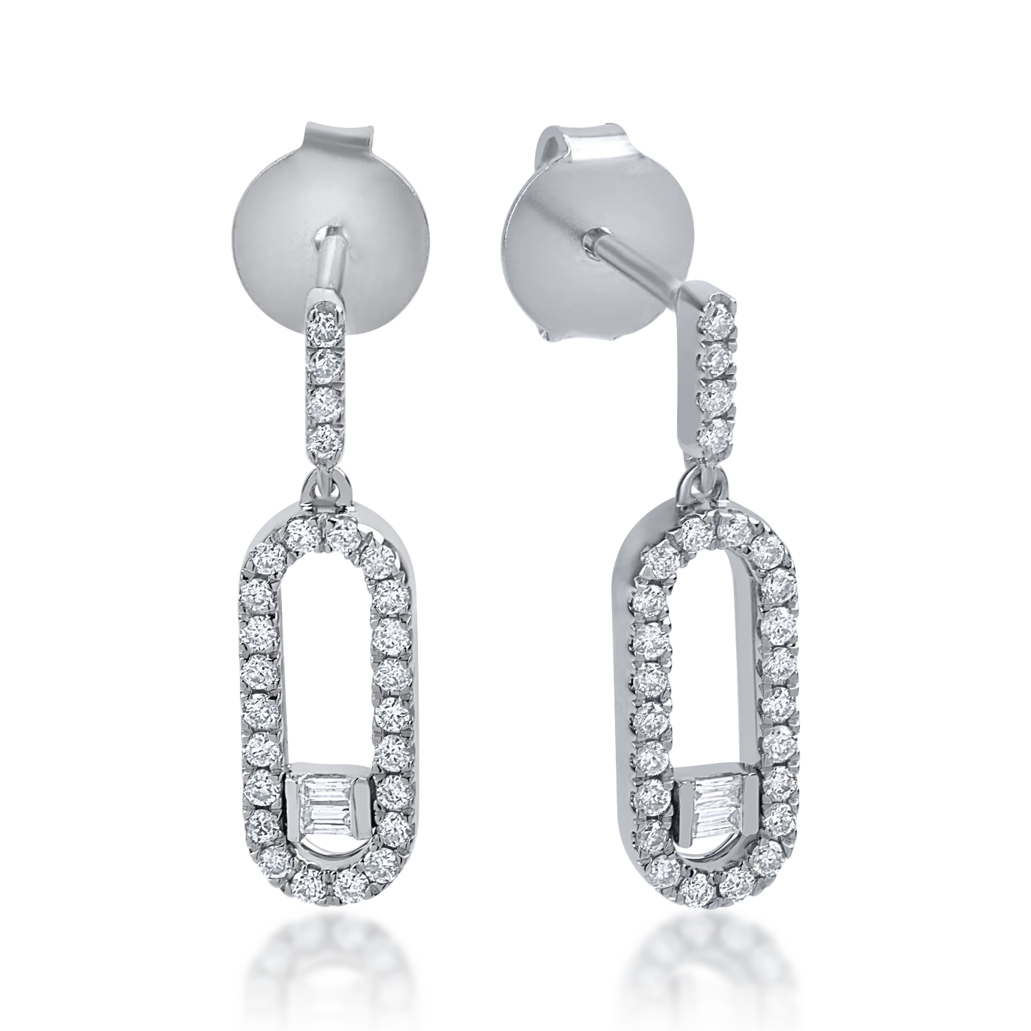 White gold earrings with 0.29ct diamonds
