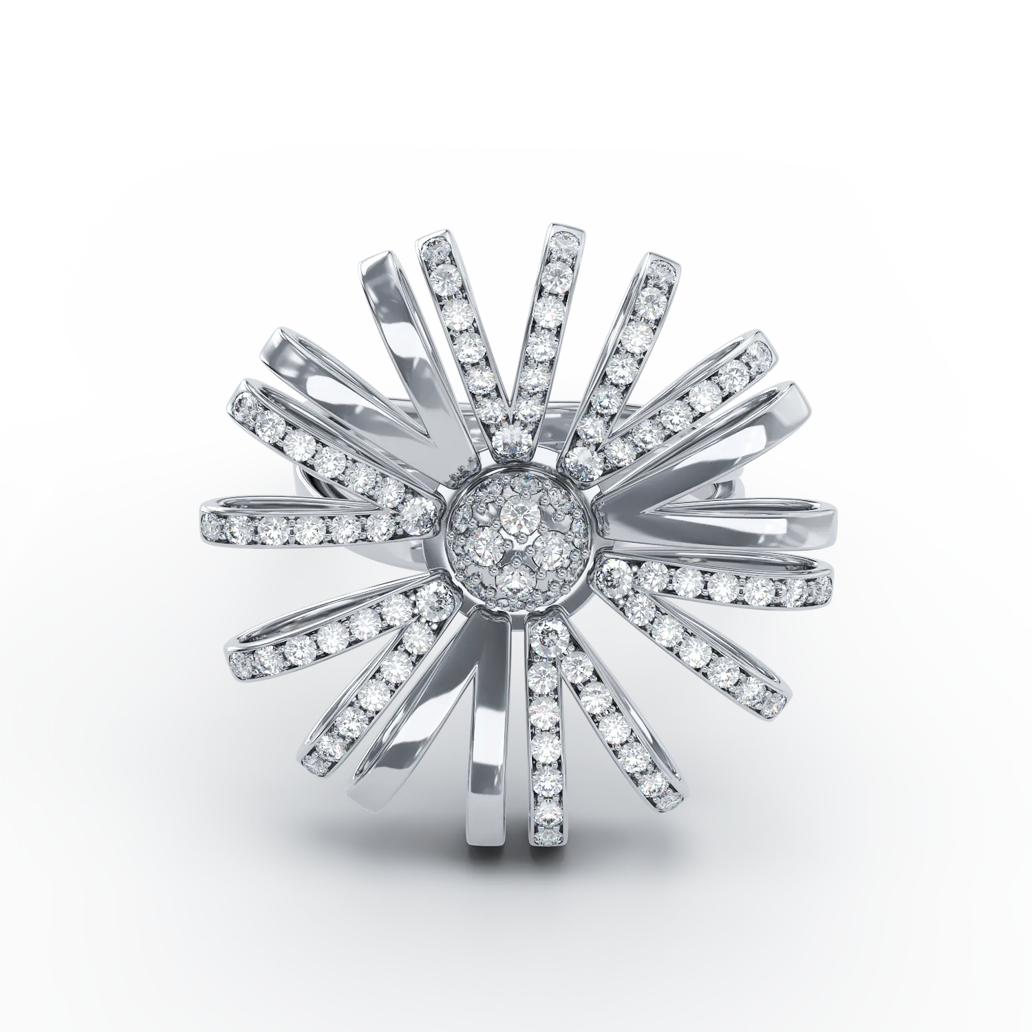White gold ring with 1.26ct diamonds