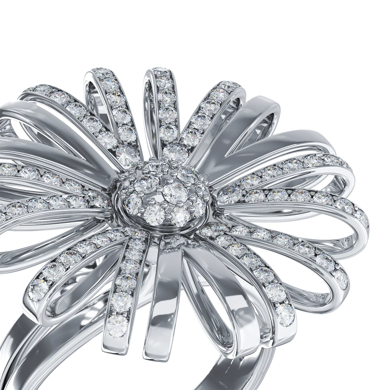 White gold ring with 1.26ct diamonds