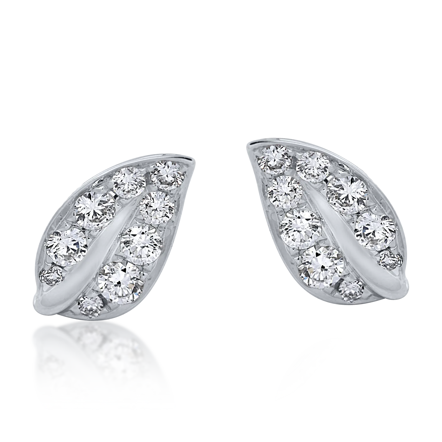 White gold earrings with 0.33ct diamonds