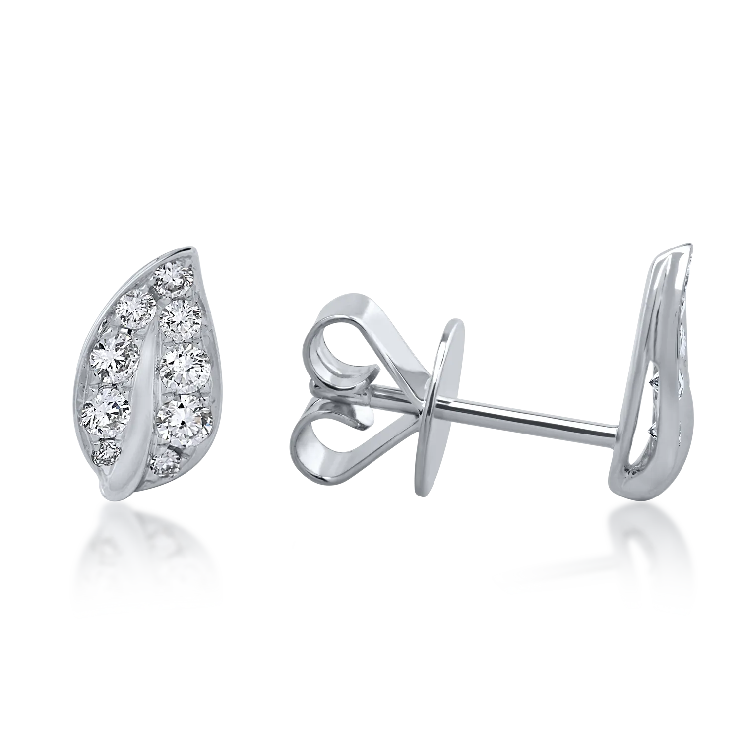 White gold earrings with 0.33ct diamonds