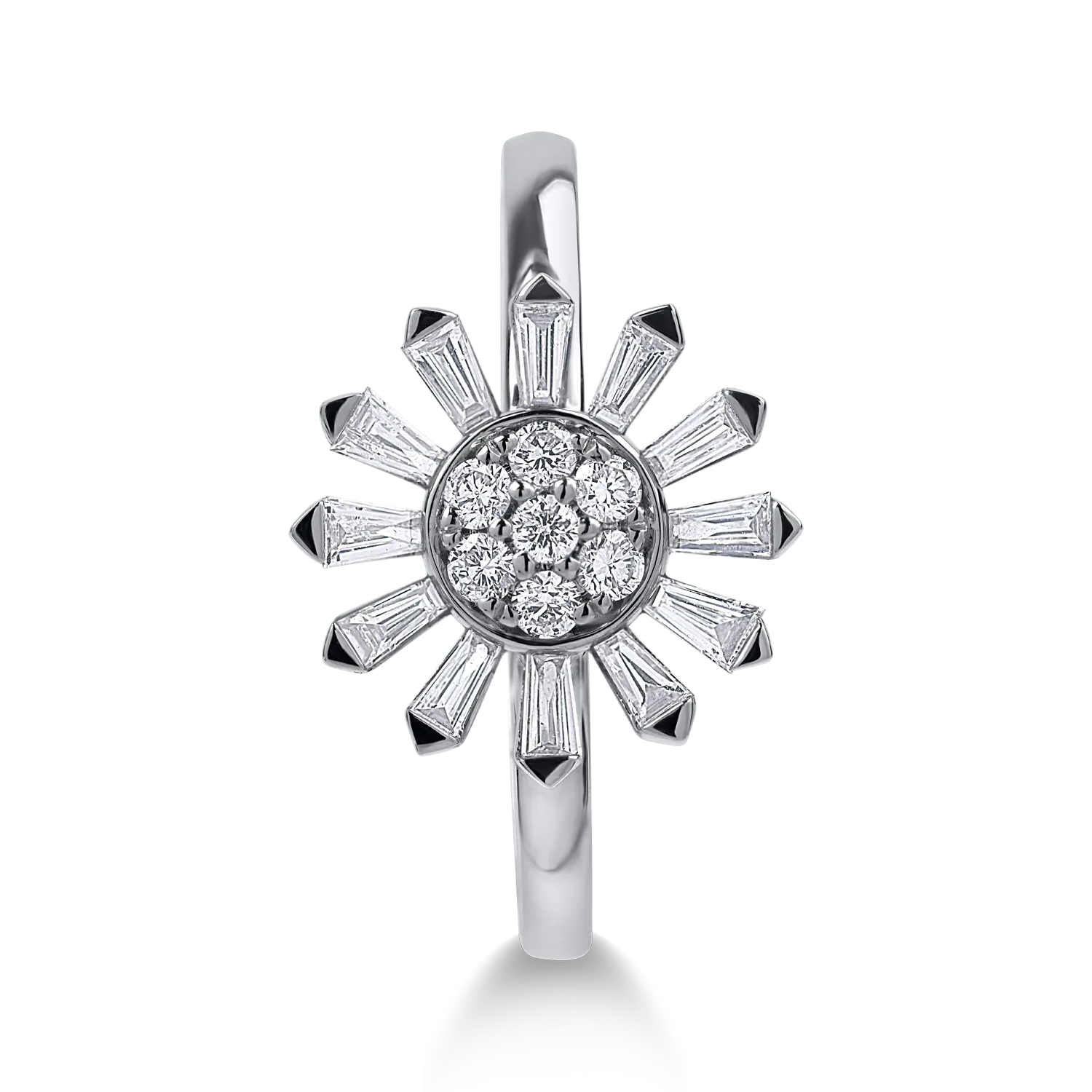 White gold ring with 0.46ct diamonds