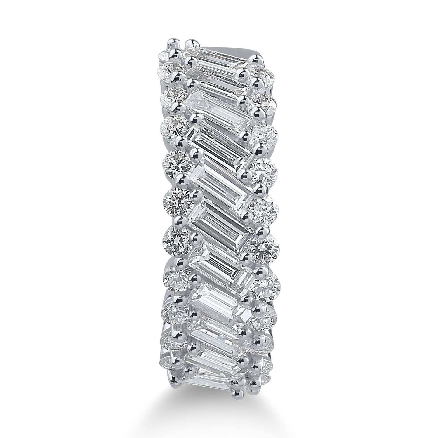 Пръстен от бяло злато с 1.44ct диаманти
