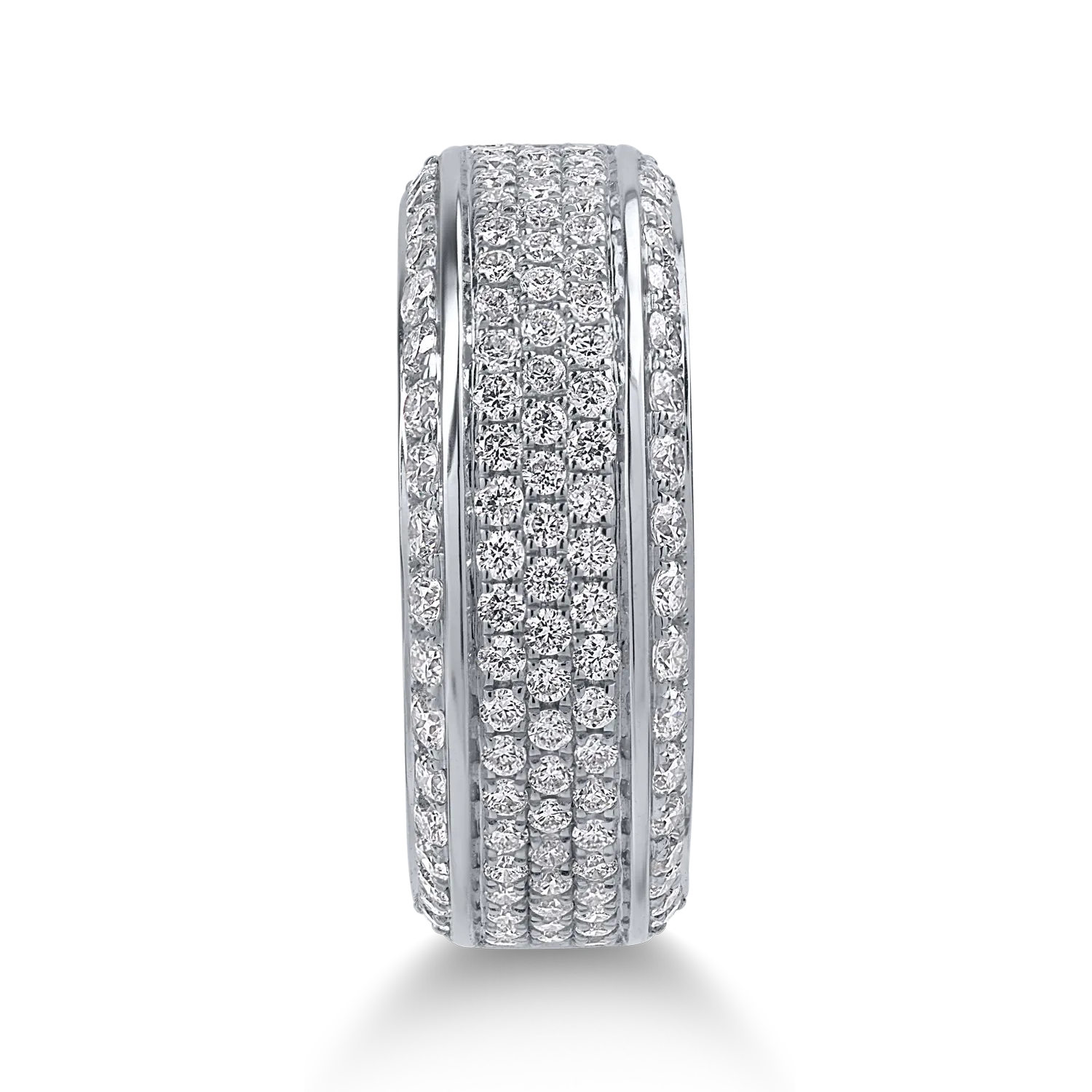 Fehérarany gyűrű 1ct gyémántokkal