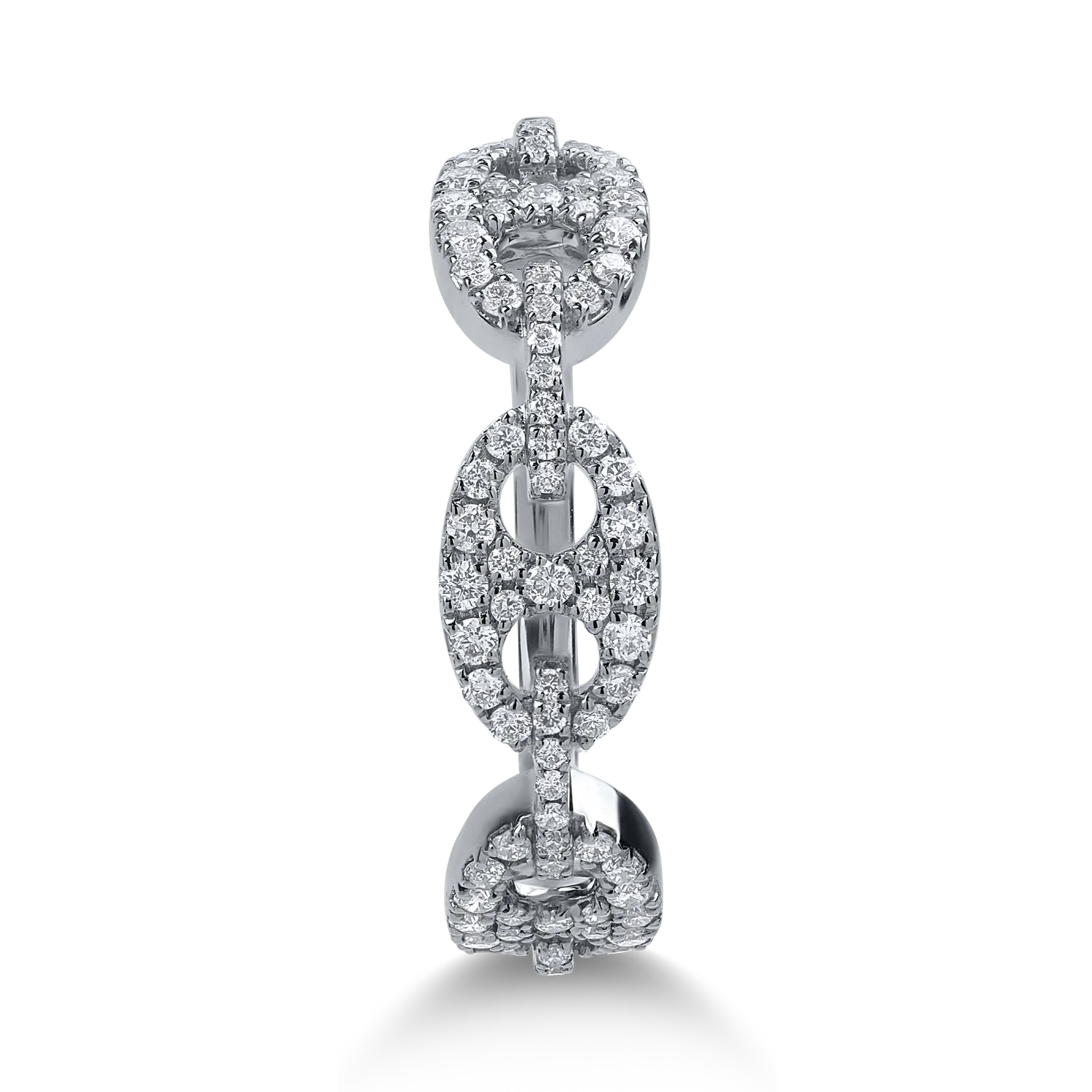 Inel din aur alb cu diamante de 0.35ct