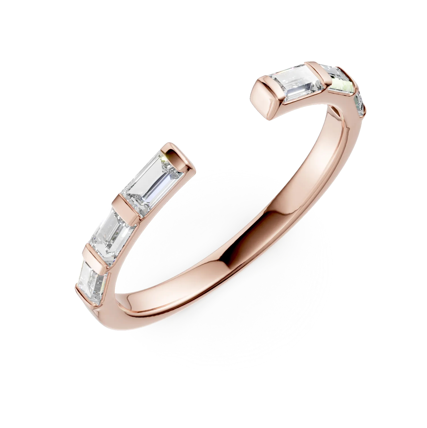 Rose gold ring with 0.47ct diamonds