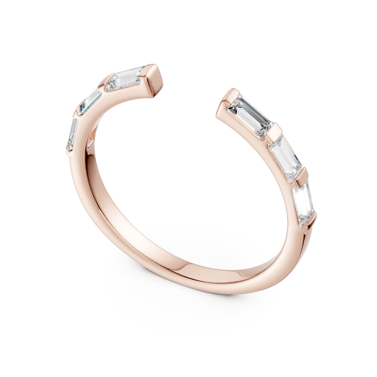 Rose gold ring with 0.47ct diamonds