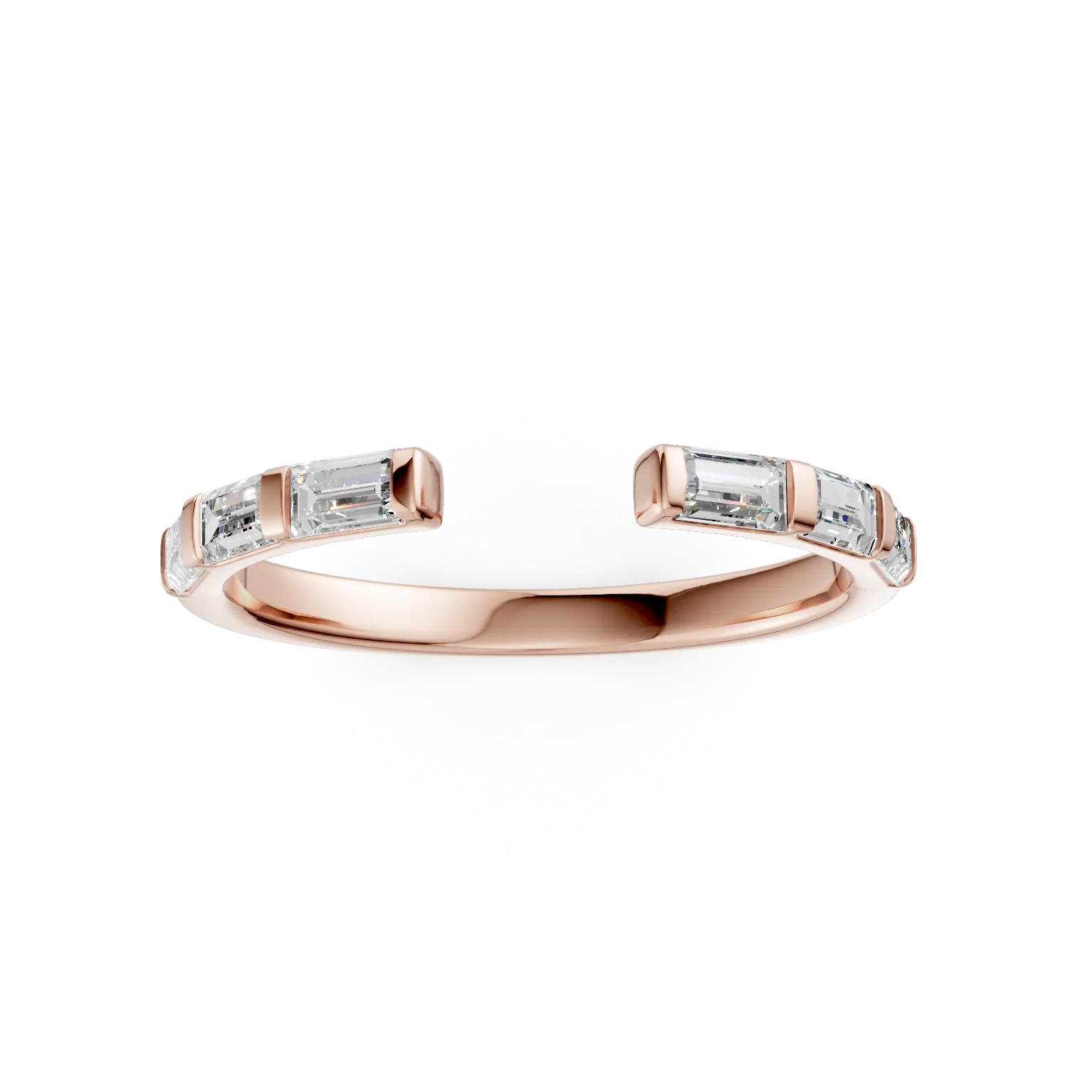 Rose gold ring with 0.47ct diamonds