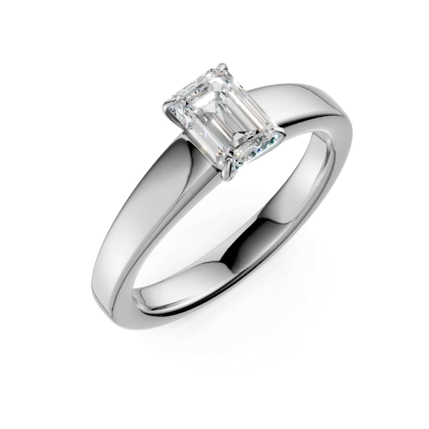 Inel de logodna din aur alb cu diamant solitaire de 0.72ct-154502