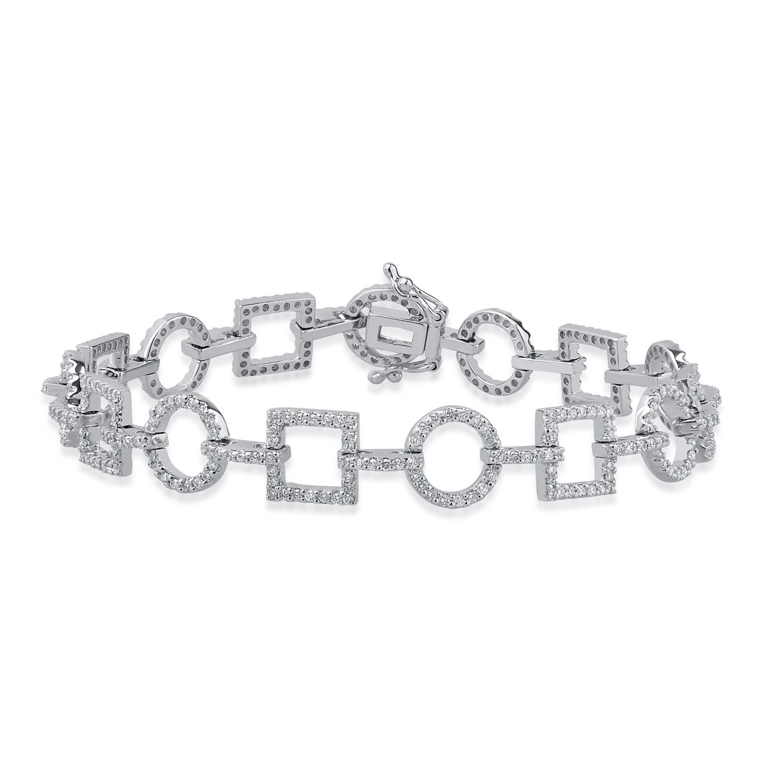 White gold bracelet with 1.6ct diamonds