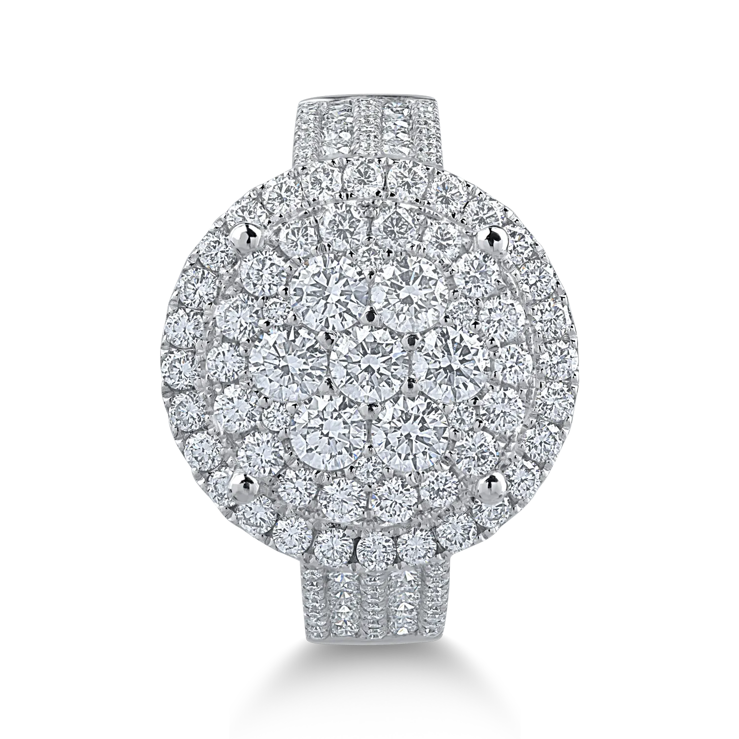 White gold ring with 1.64ct diamonds