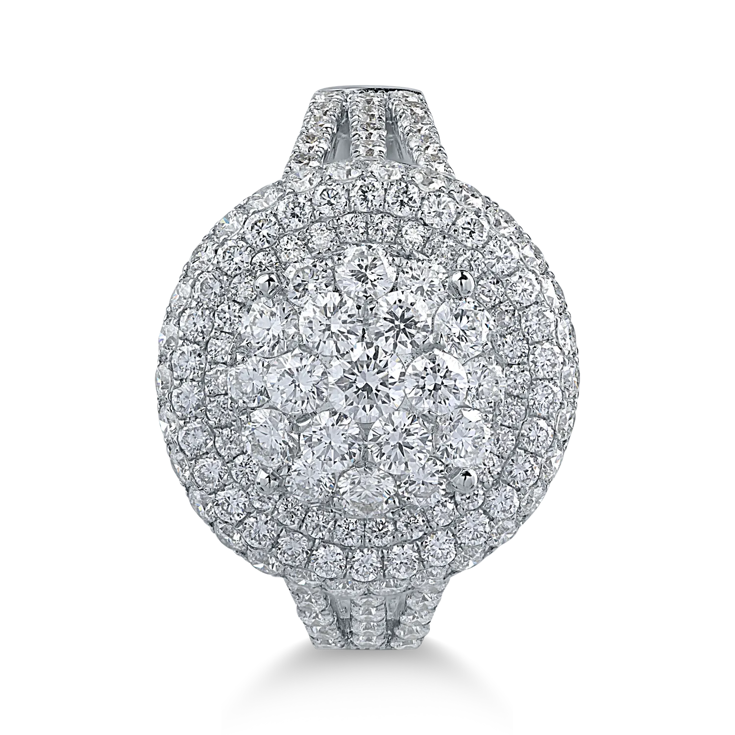Fehérarany gyűrű 1.77ct gyémántokkal