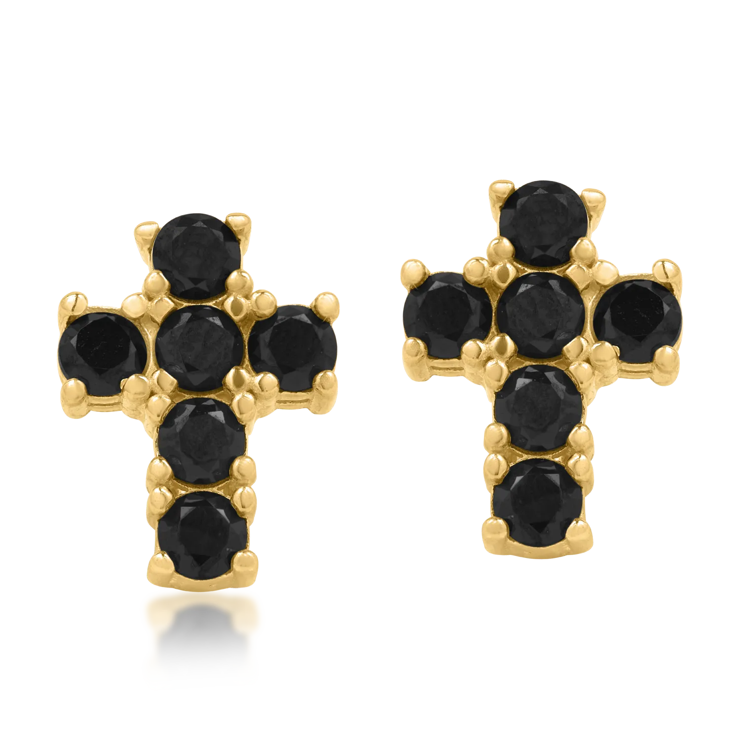 Kolczyki z żółtego złota