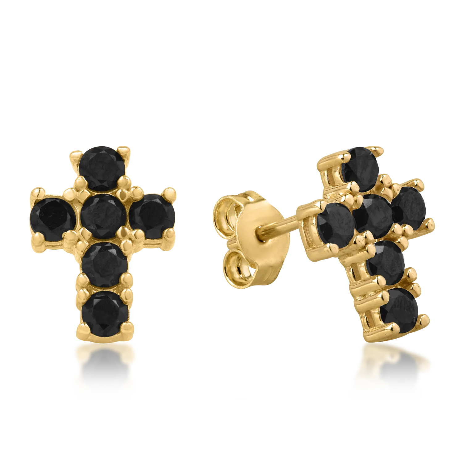 Kolczyki z żółtego złota