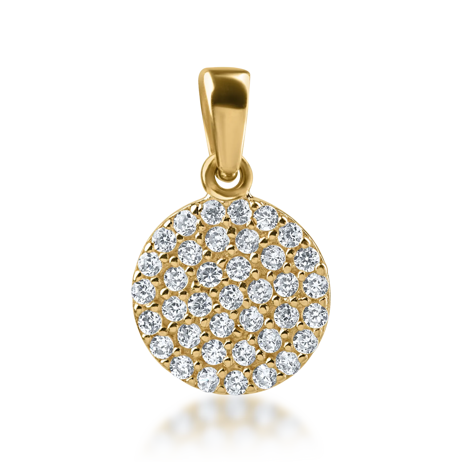 Yellow gold pendant