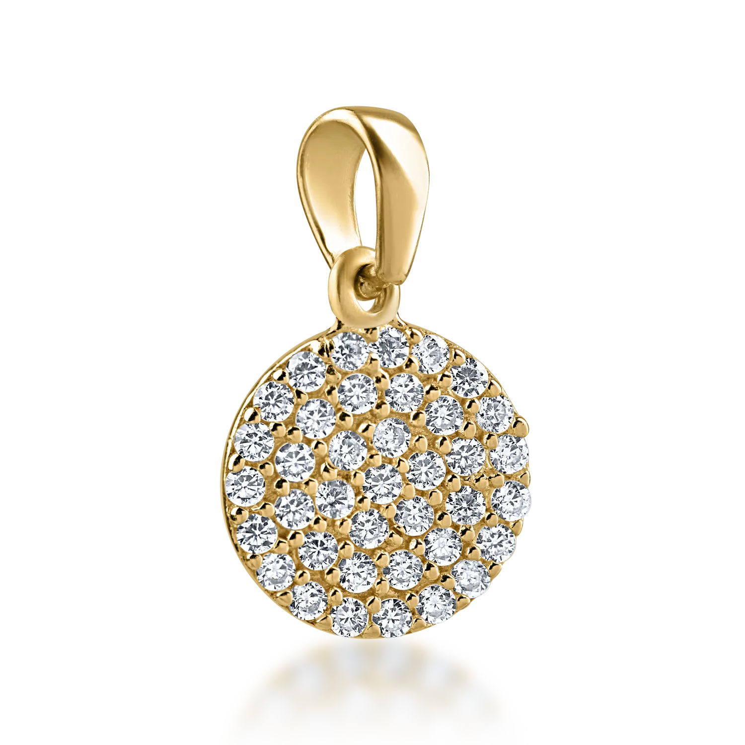 Yellow gold pendant