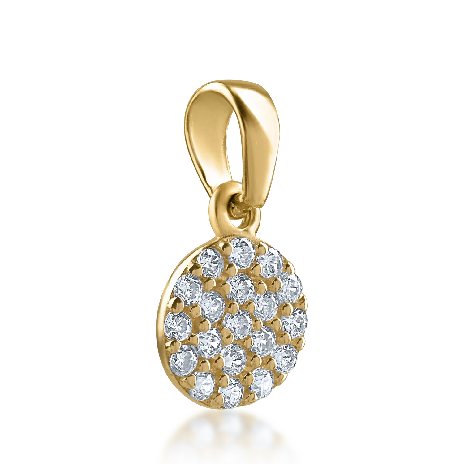 Yellow gold pendant
