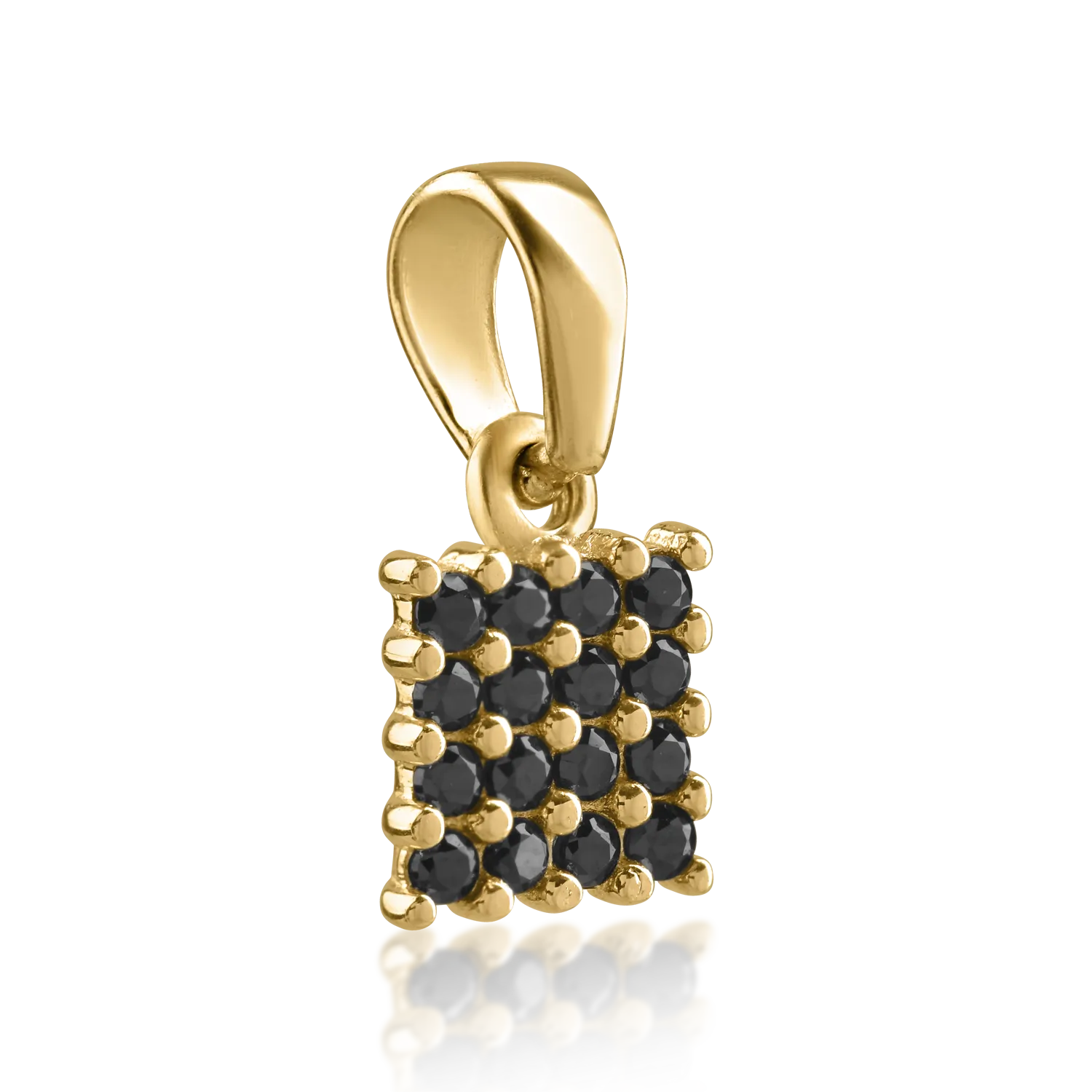 Wisiorek z żółtego złota