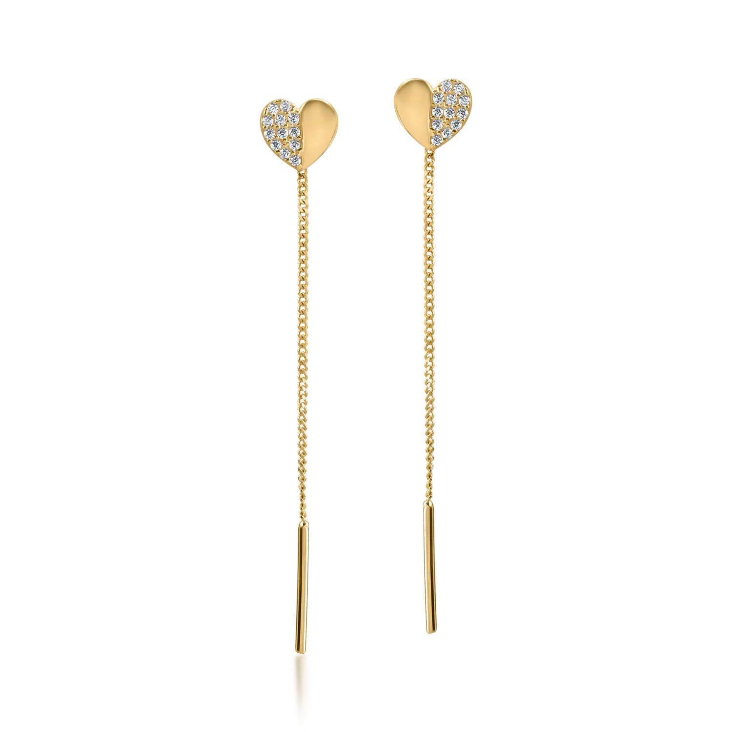 Kolczyki z żółtego złota-157004