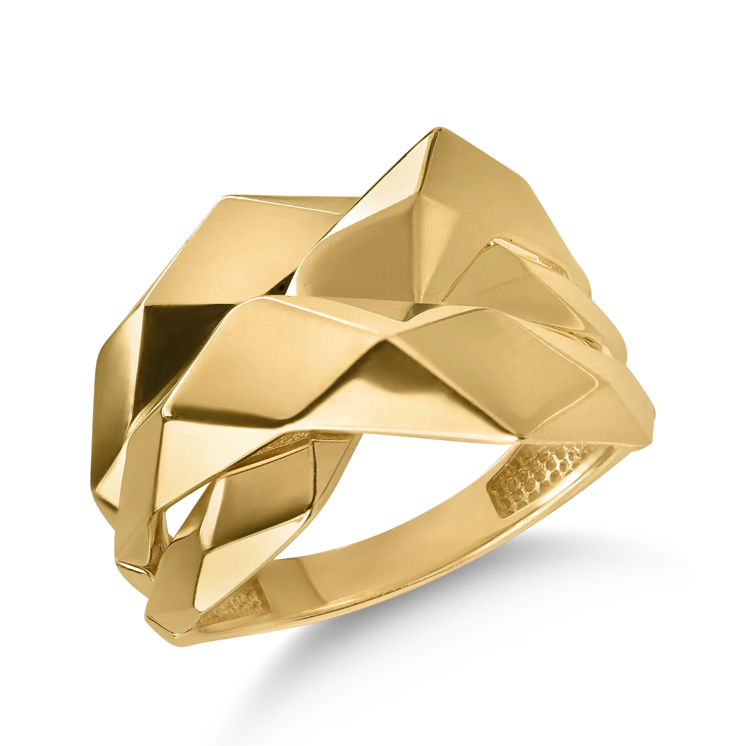 Yellow gold ring