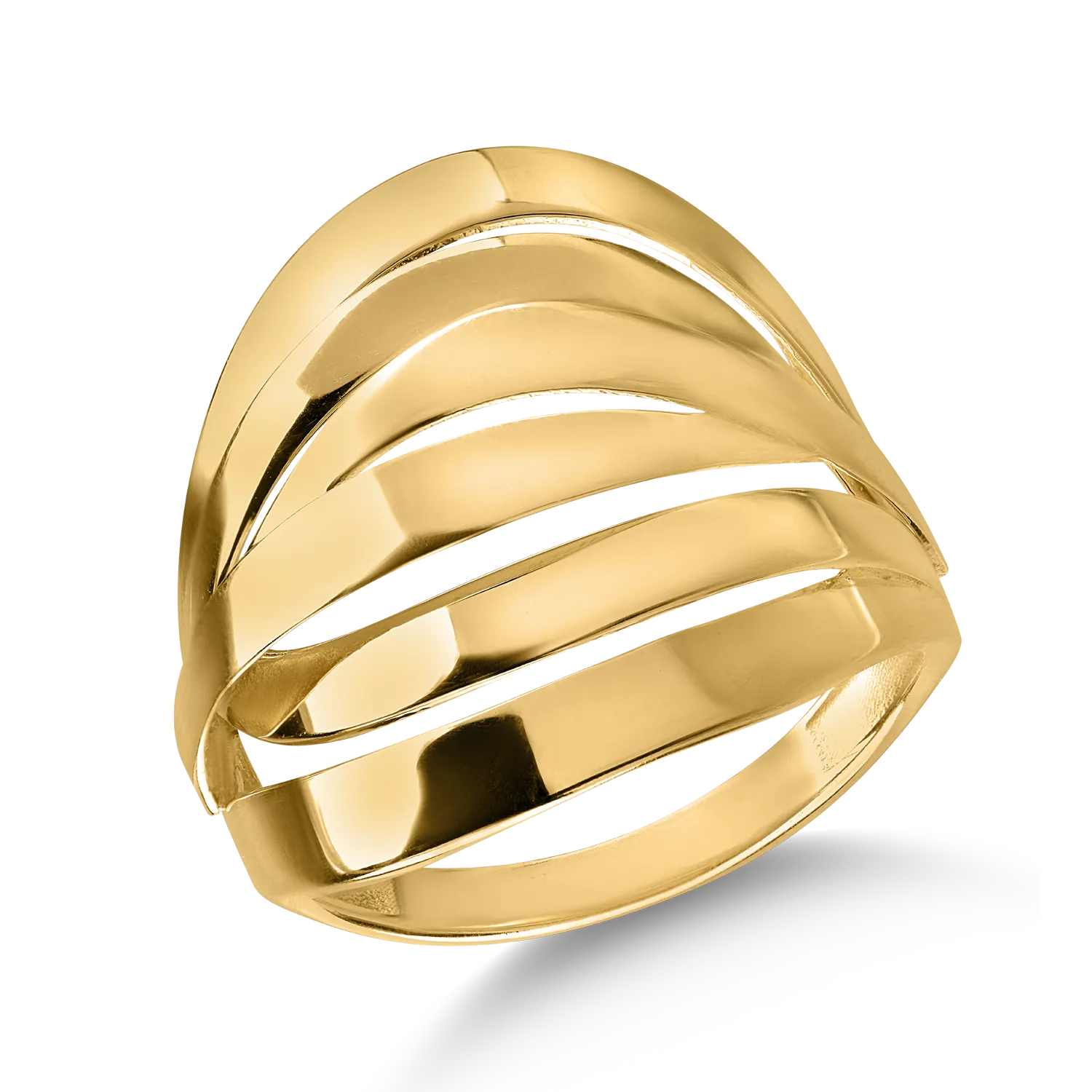 Yellow gold ring