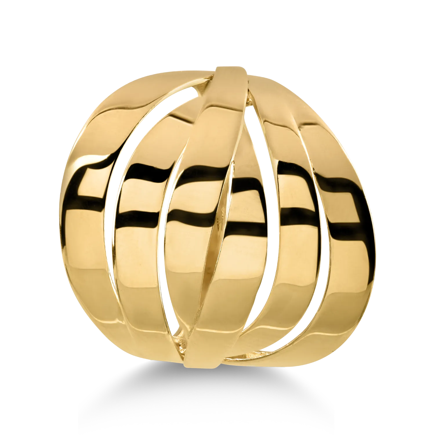 Yellow gold ring