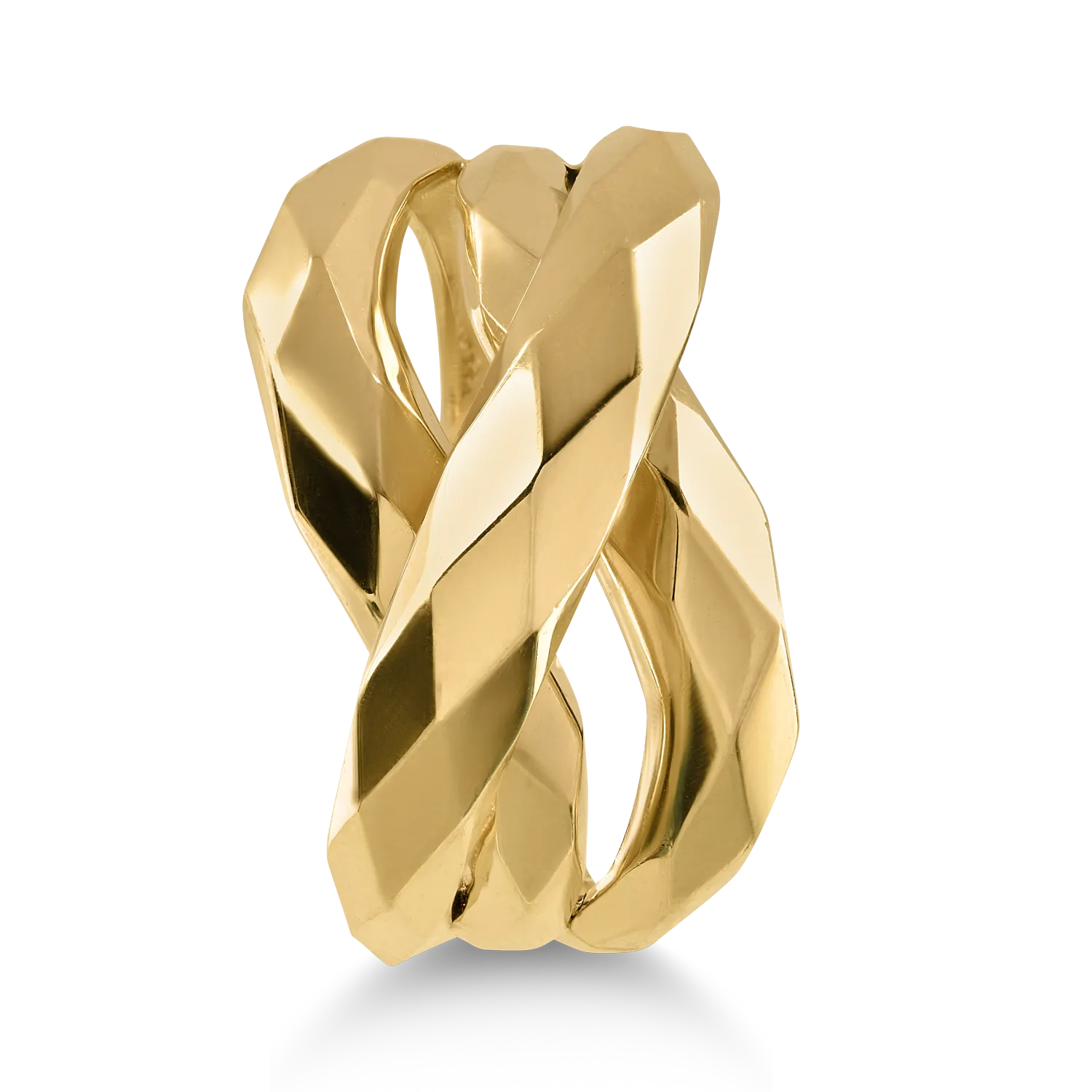 Pierścionek z żółtego złota