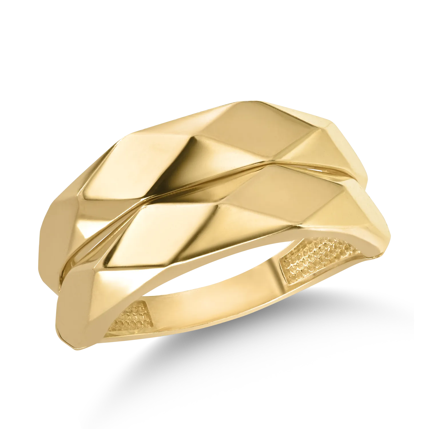 Yellow gold ring