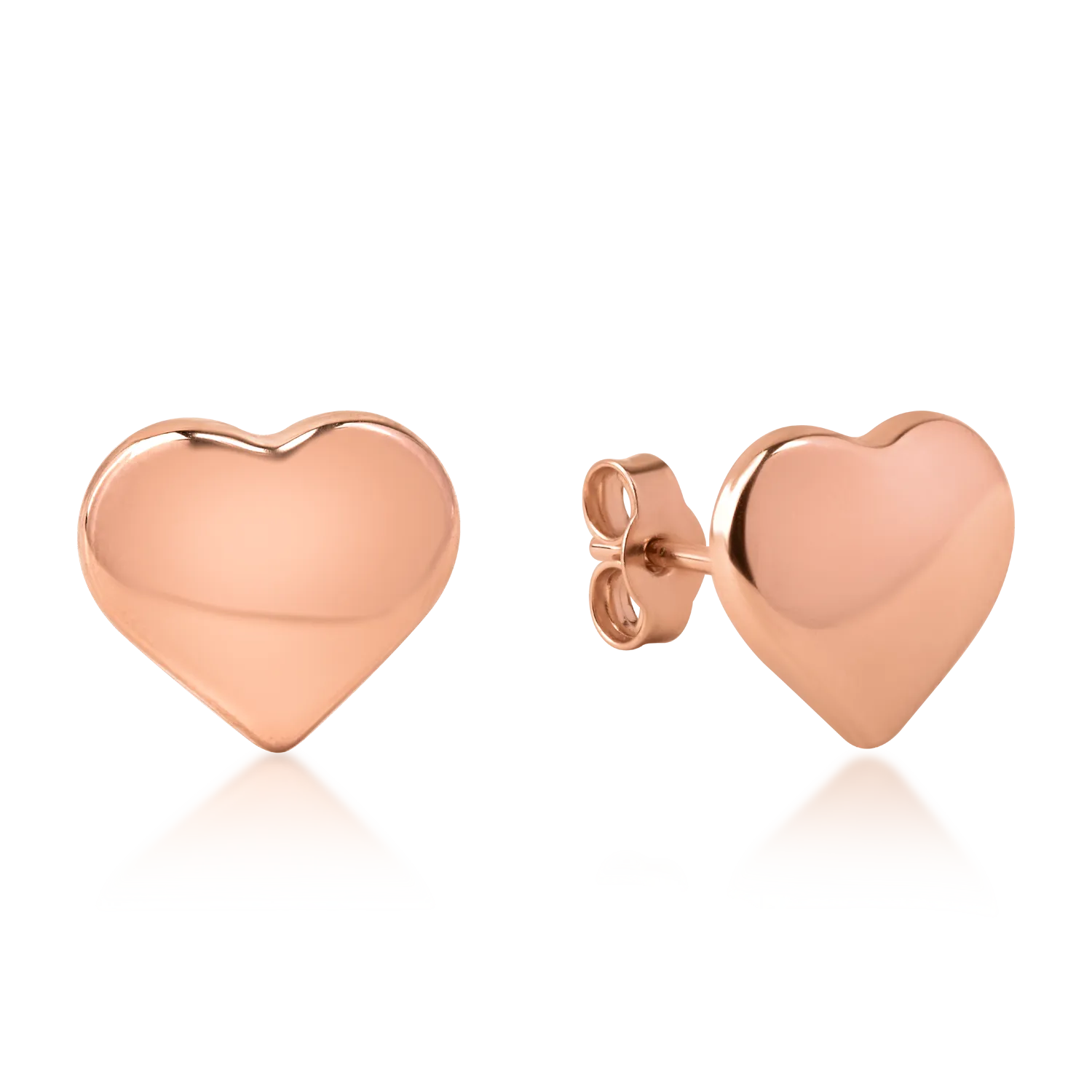 Rose gold earrings