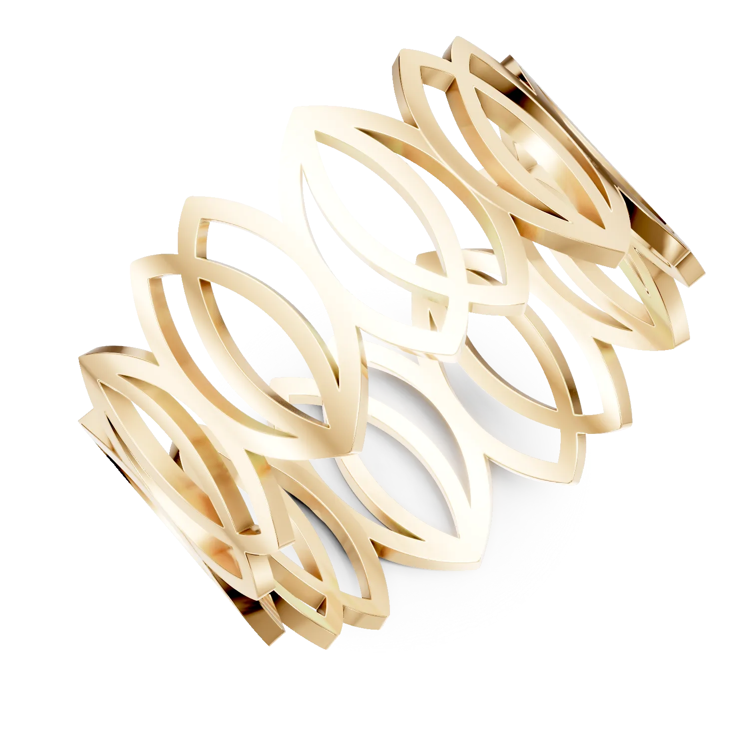 Yellow gold ring