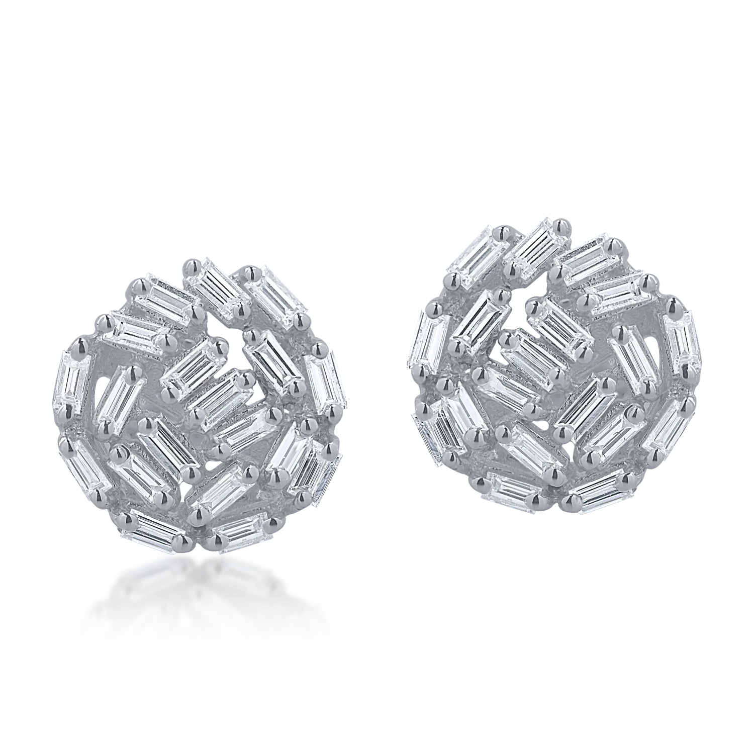 White gold earrings with 0.62ct diamonds