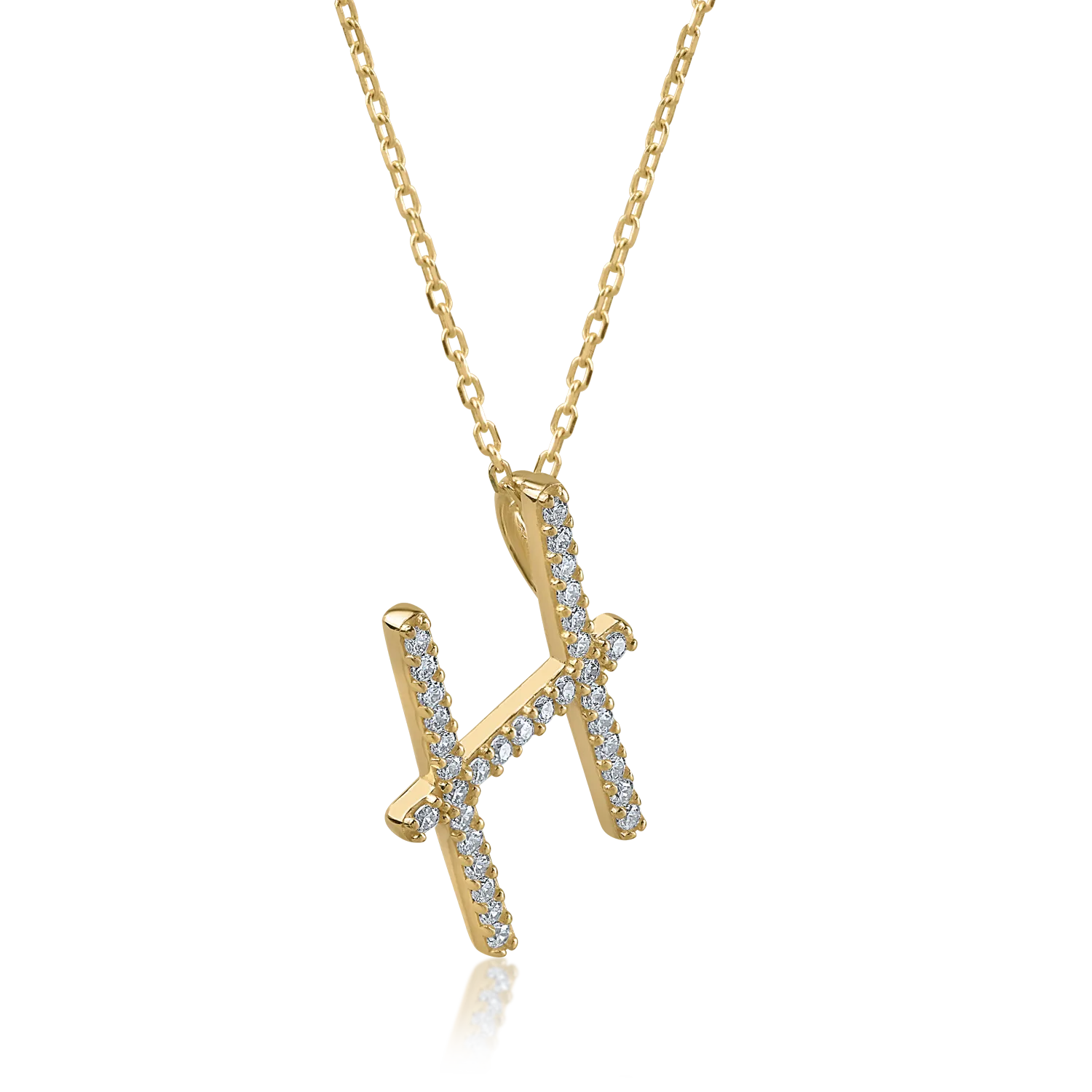 Naszyjnik z żółtego złota