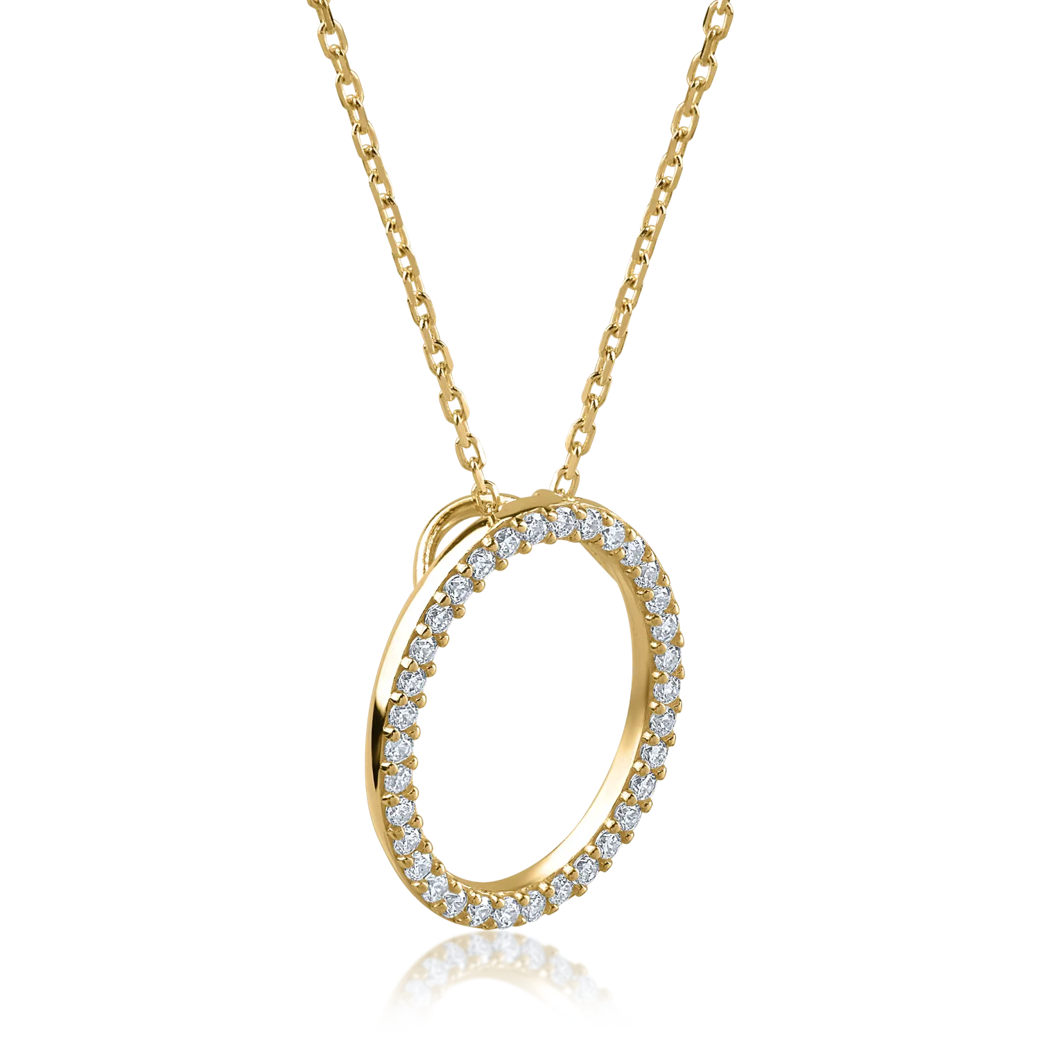 Naszyjnik z żółtego złota