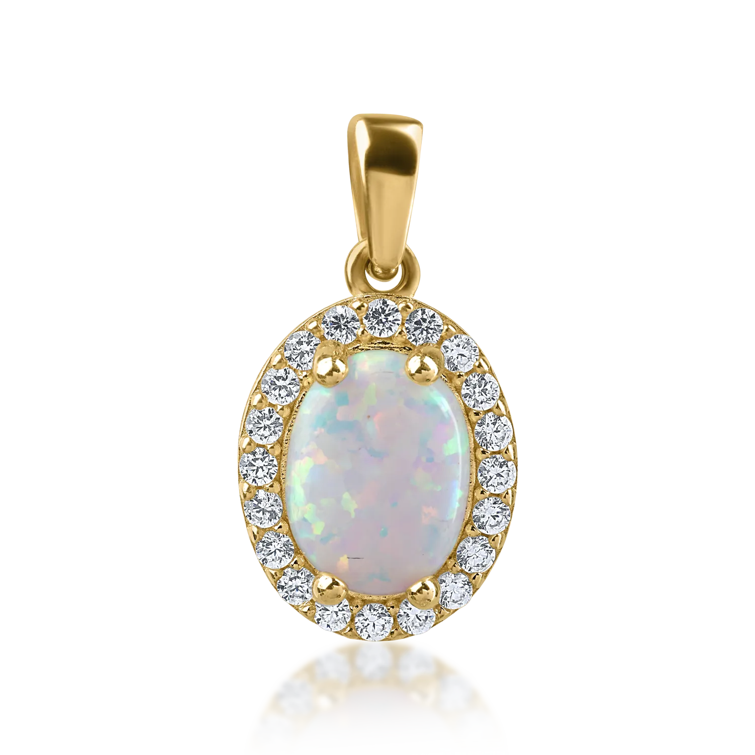 Wisiorek z żółtego złota