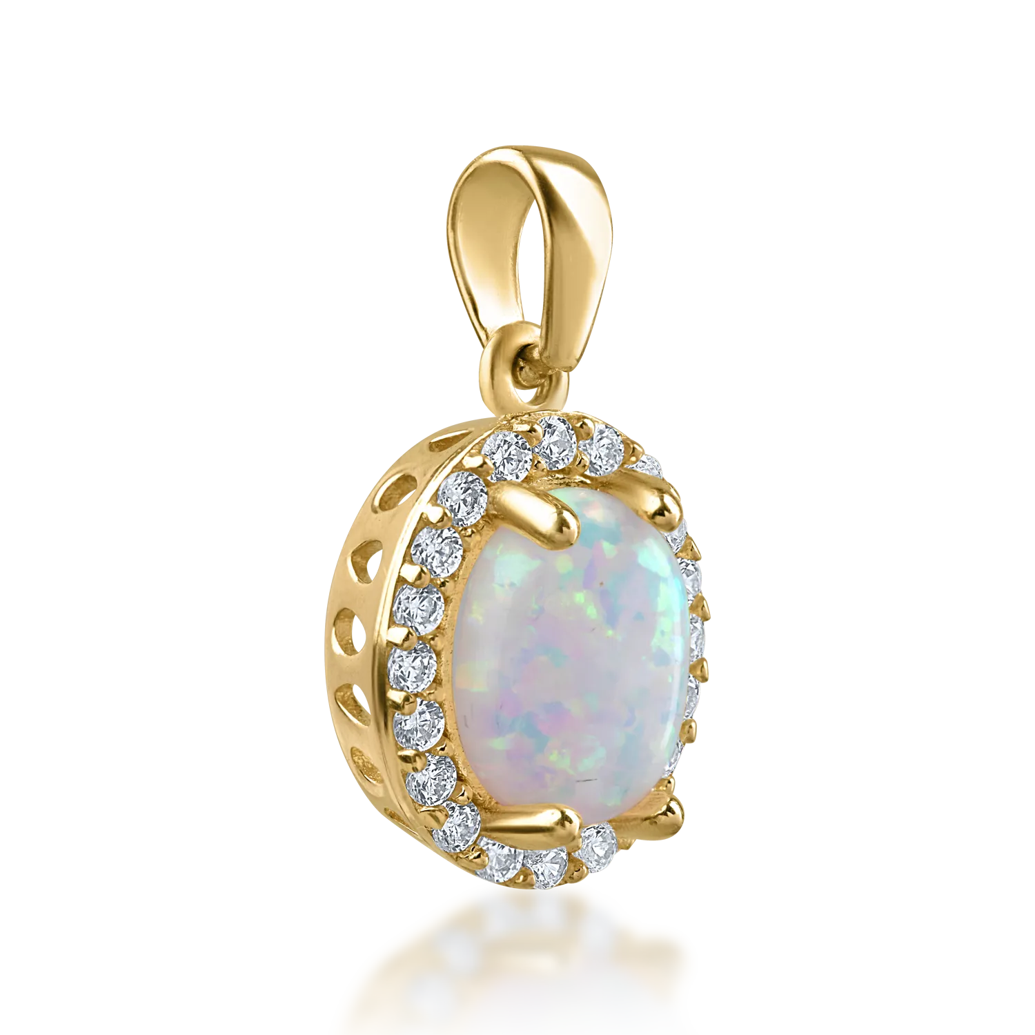 Wisiorek z żółtego złota