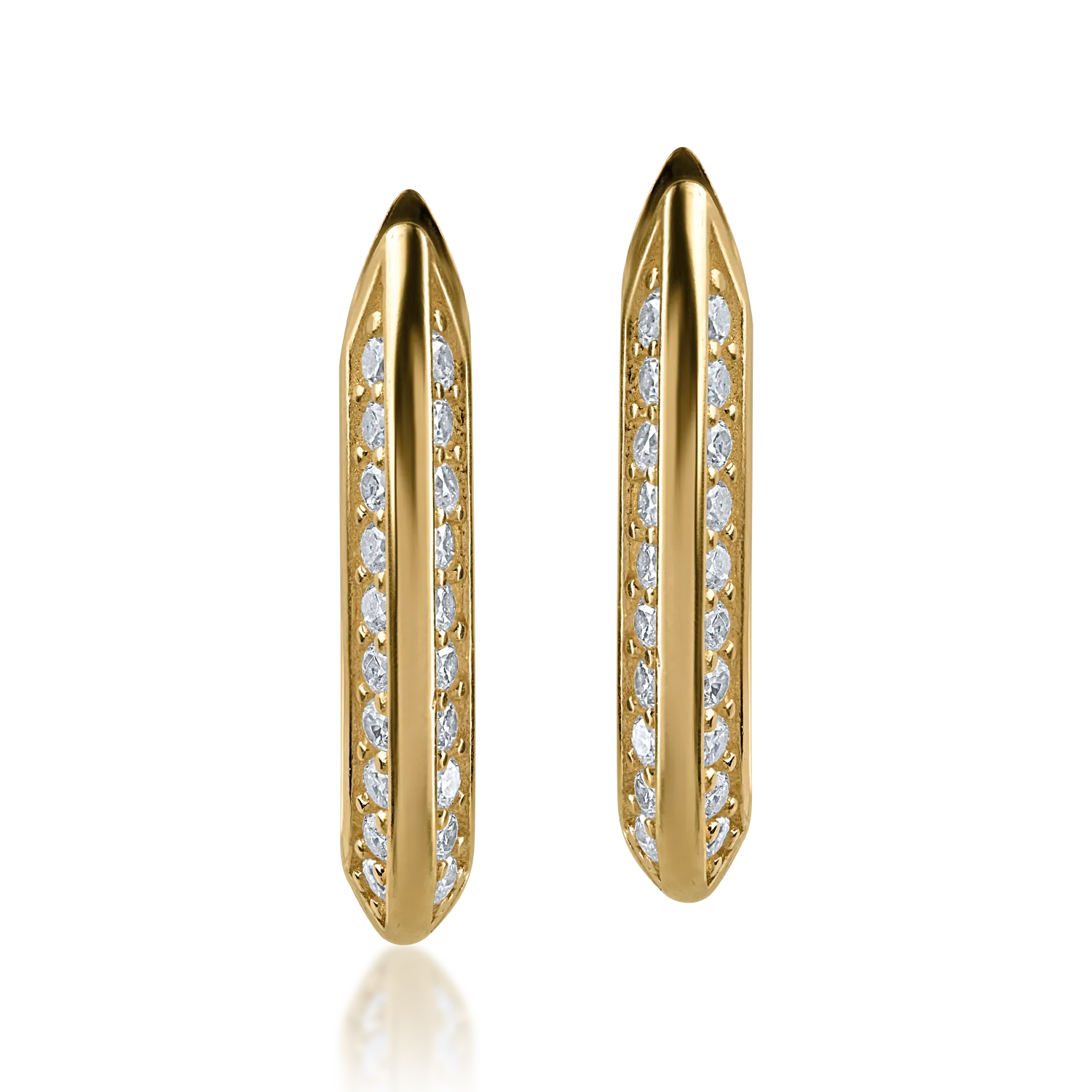 Kolczyki z żółtego złota-157865