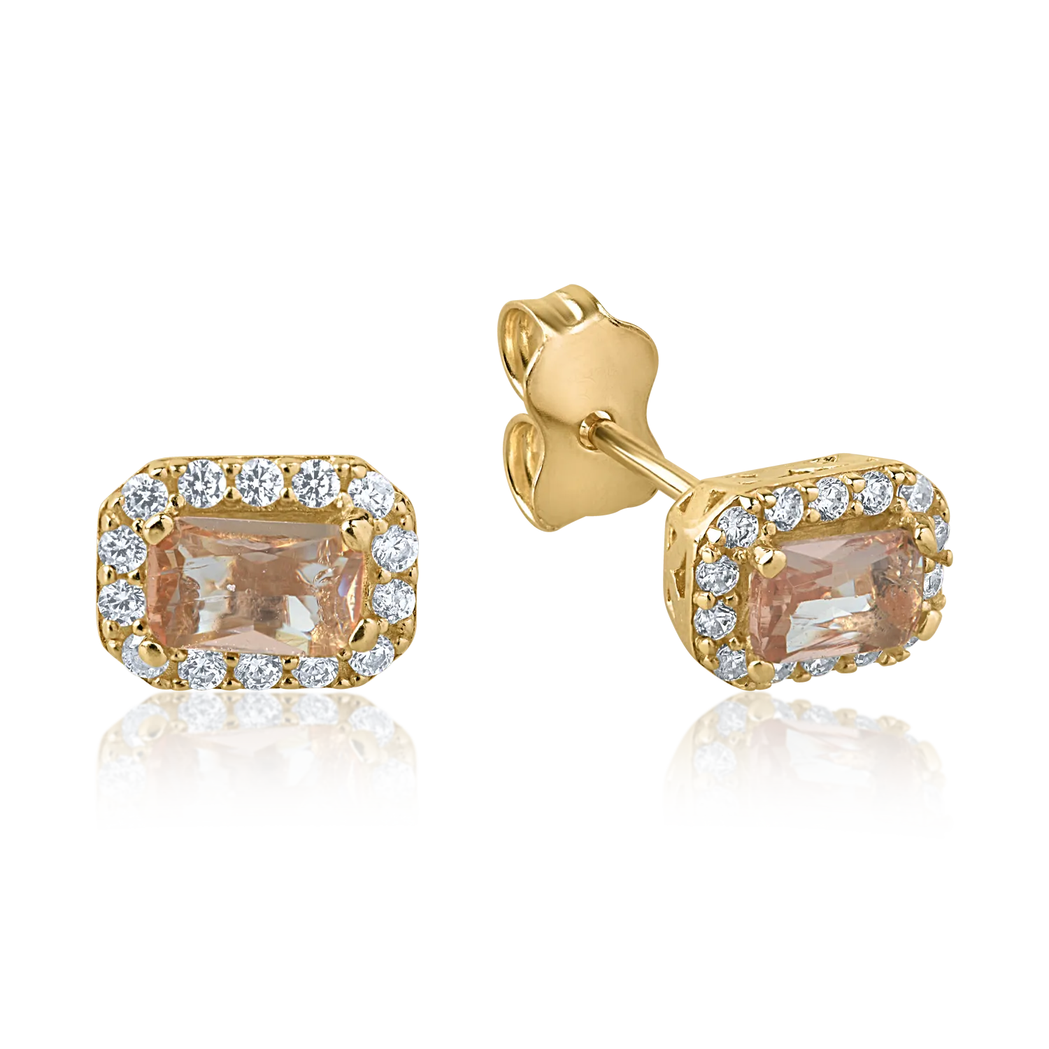 Kolczyki z żółtego złota