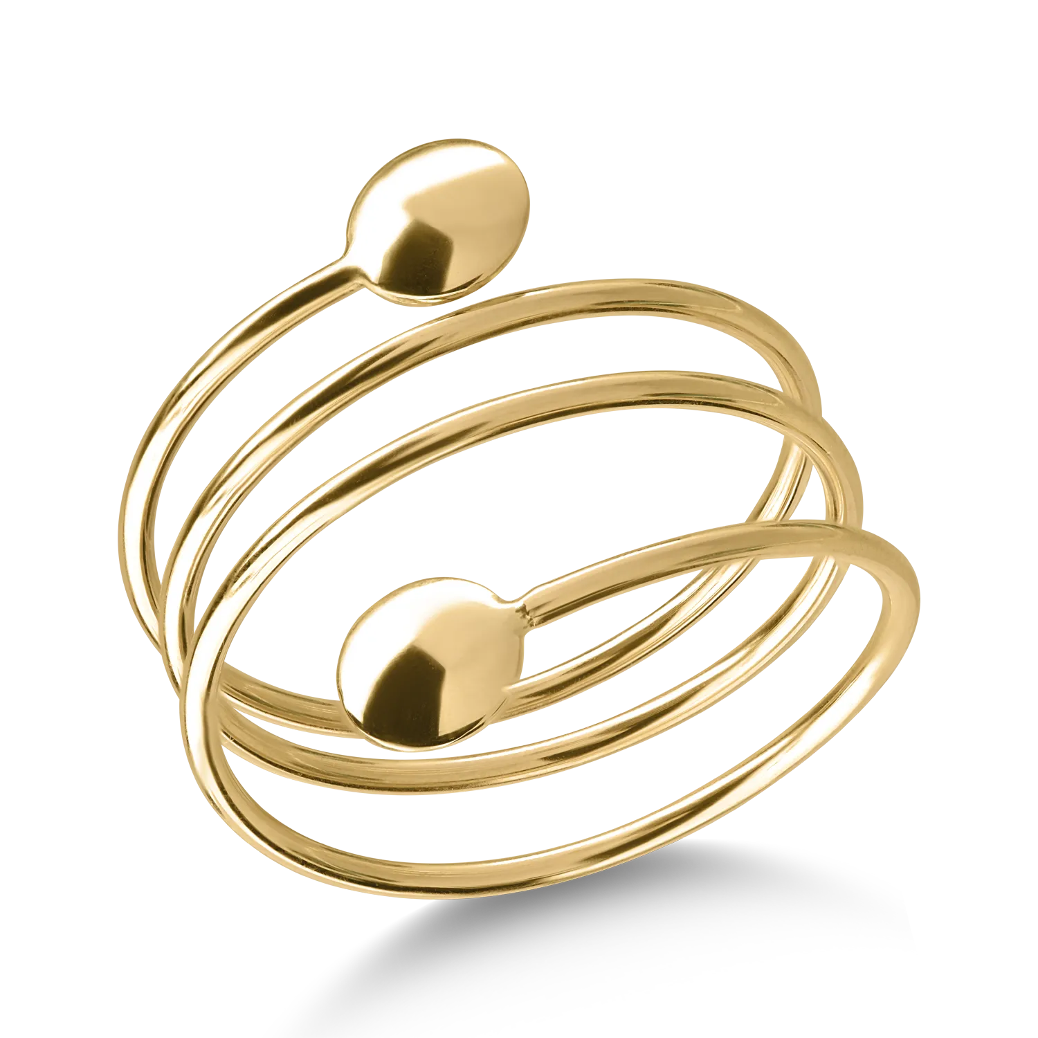 Yellow gold ring